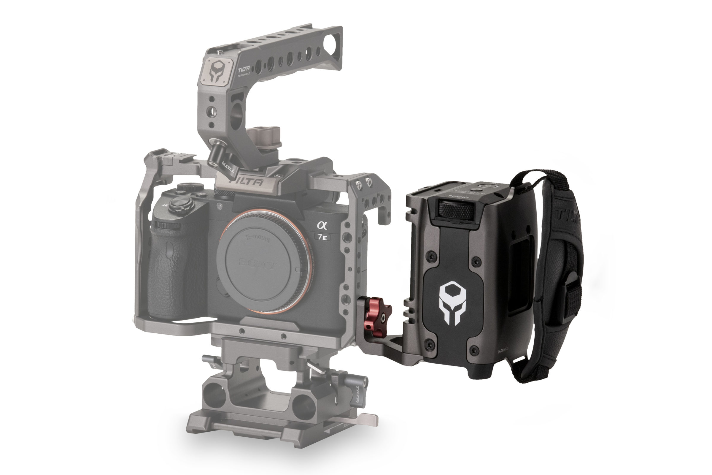 Tilta Side Focus Handle （Battery) Tilta Side Focus Handle Type III (F970 Battery) - Tilta Gray
