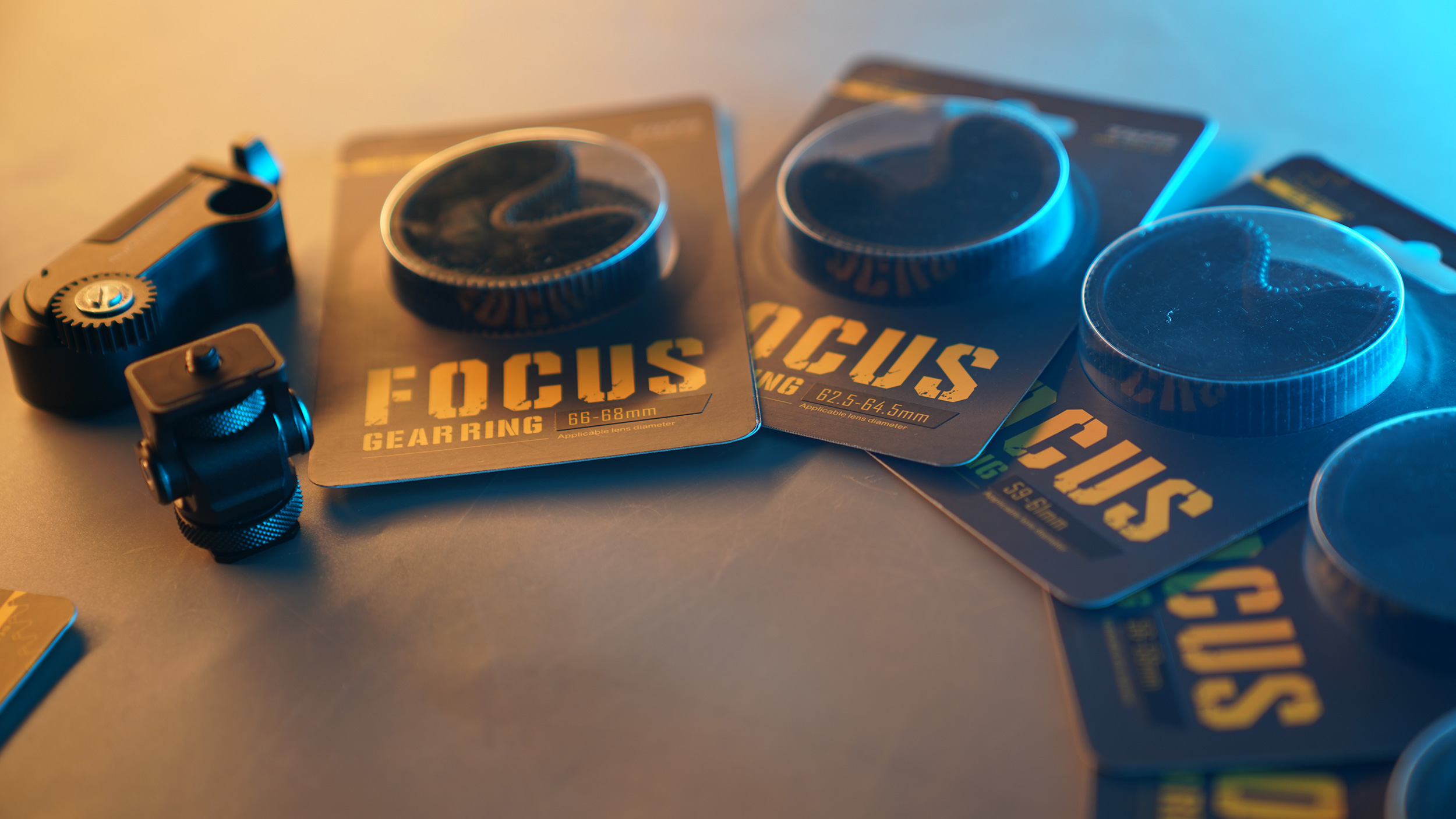Anello Ingranaggio Di Messa A Fuoco TILTAING TILTA Universale – Follow Focus 0.8 Mod Per Sistemi Wireless O Meccanici, Chiusura Regolabile (Blu)