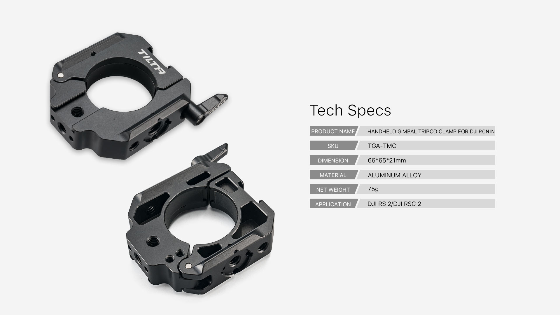 Handheld Gimbal Tripod Clamp