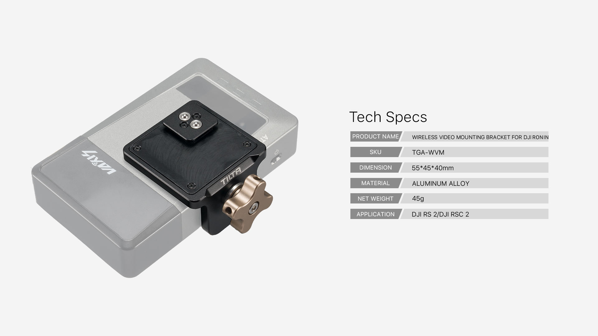 Wireless Video Mounting Bracket for DJI Ronin