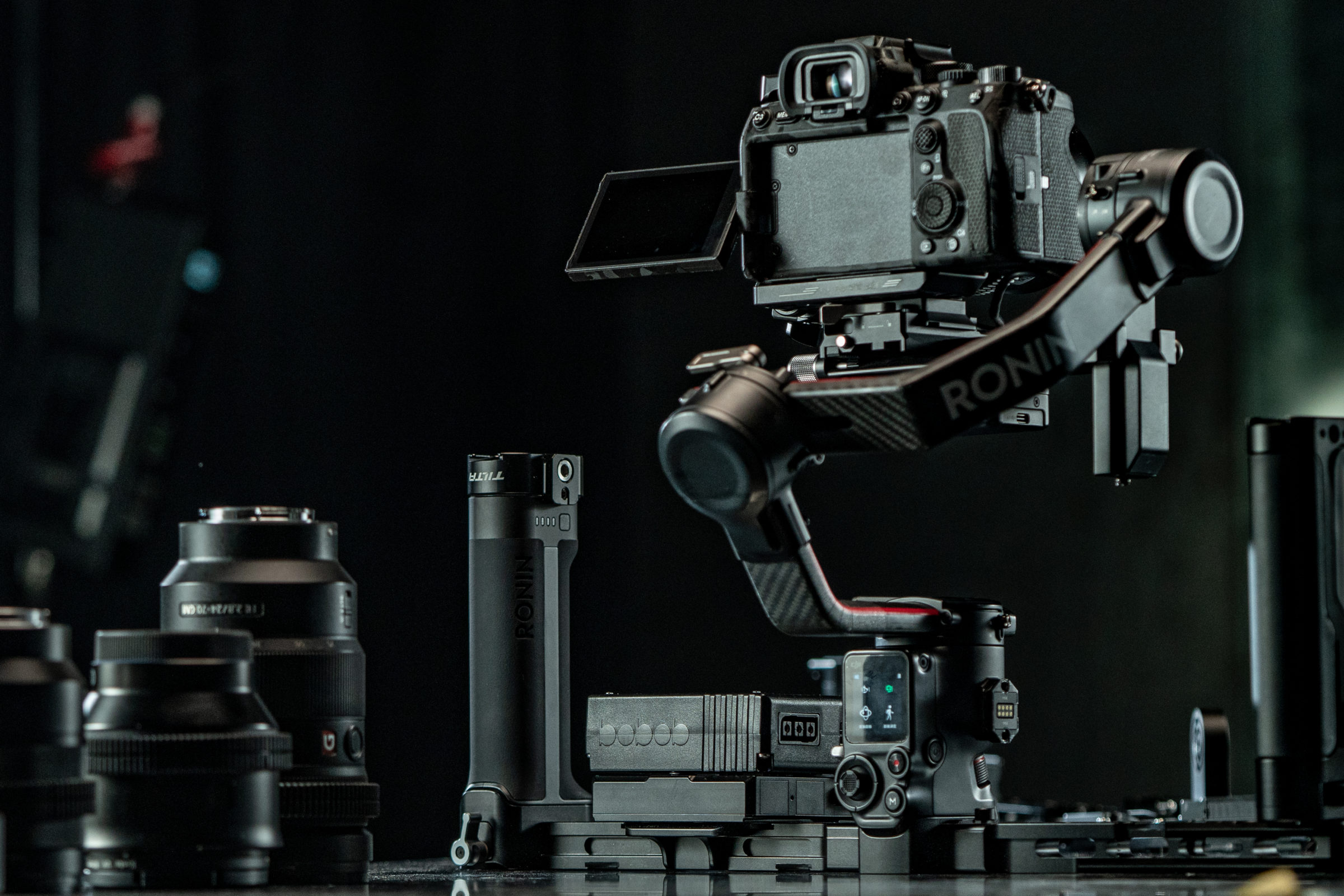 Dual Handle Power Supply Bracket for DJI Ronin | Tilta