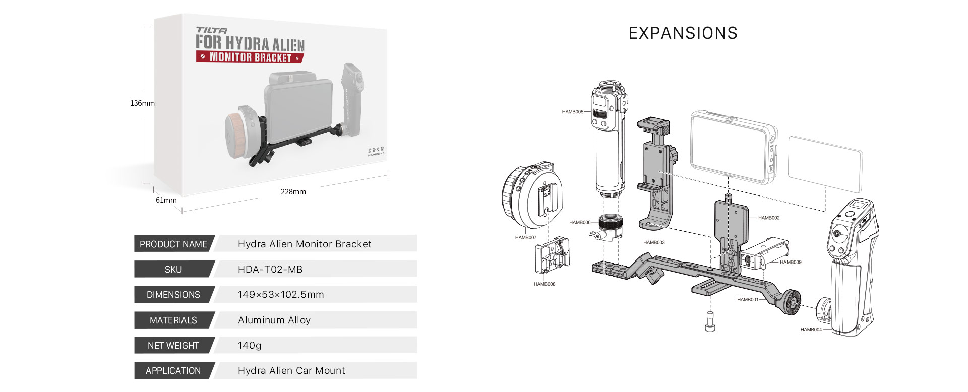 Hydra Alien Monitor Bracket