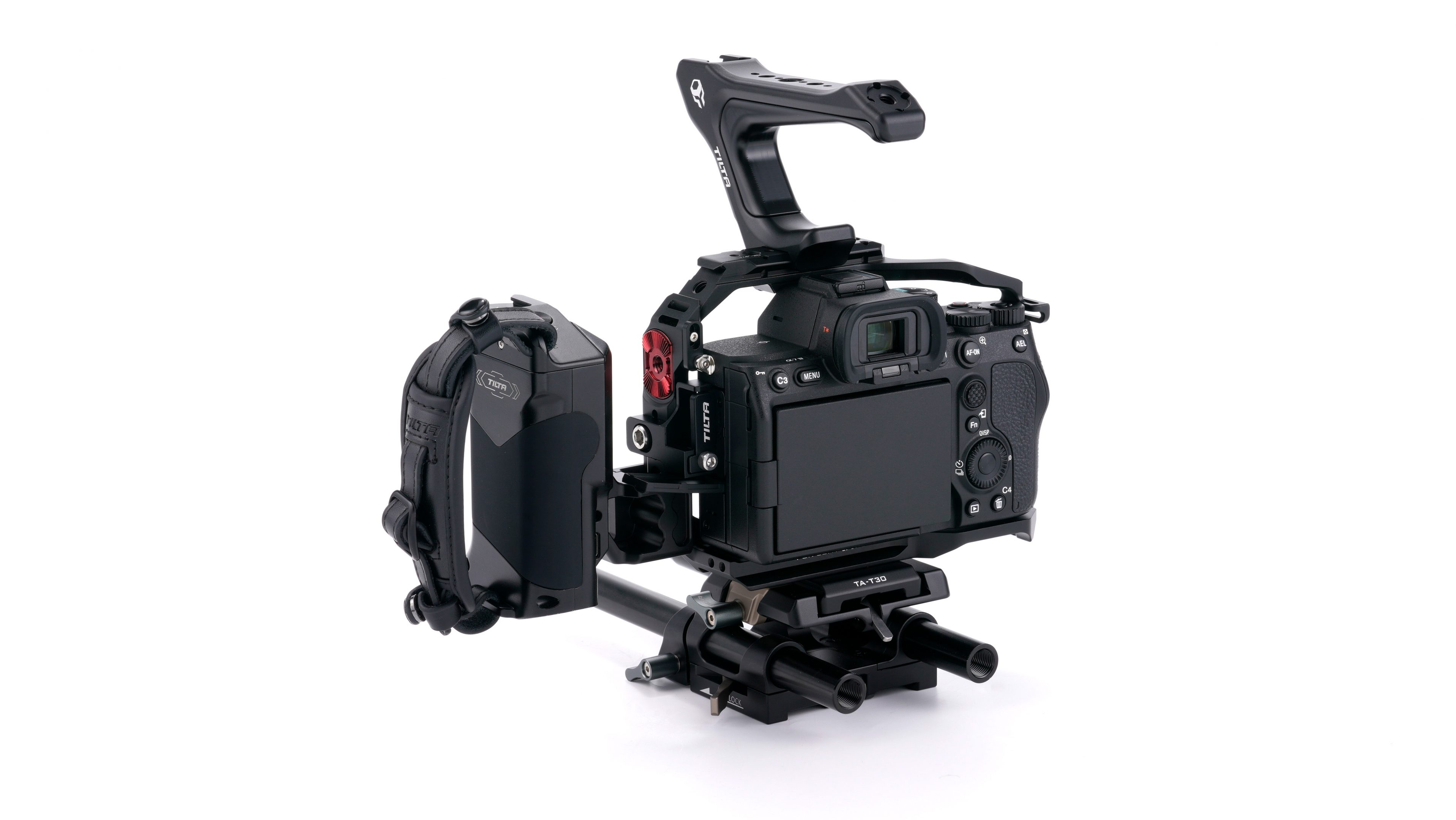 Tilta Cage Complète Pour Sony A7 IV - Rig Vidéo Avec Plaque Manfrotto - Protection Et Accessoires Noir TA-T30-FCC-B