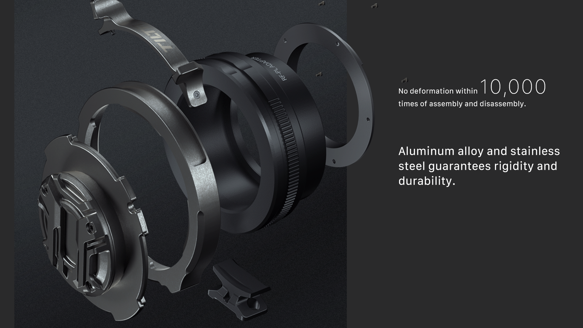 Tilta Canon RF Mount auf PL Mount Adapter mit verstellbarem Back Focus