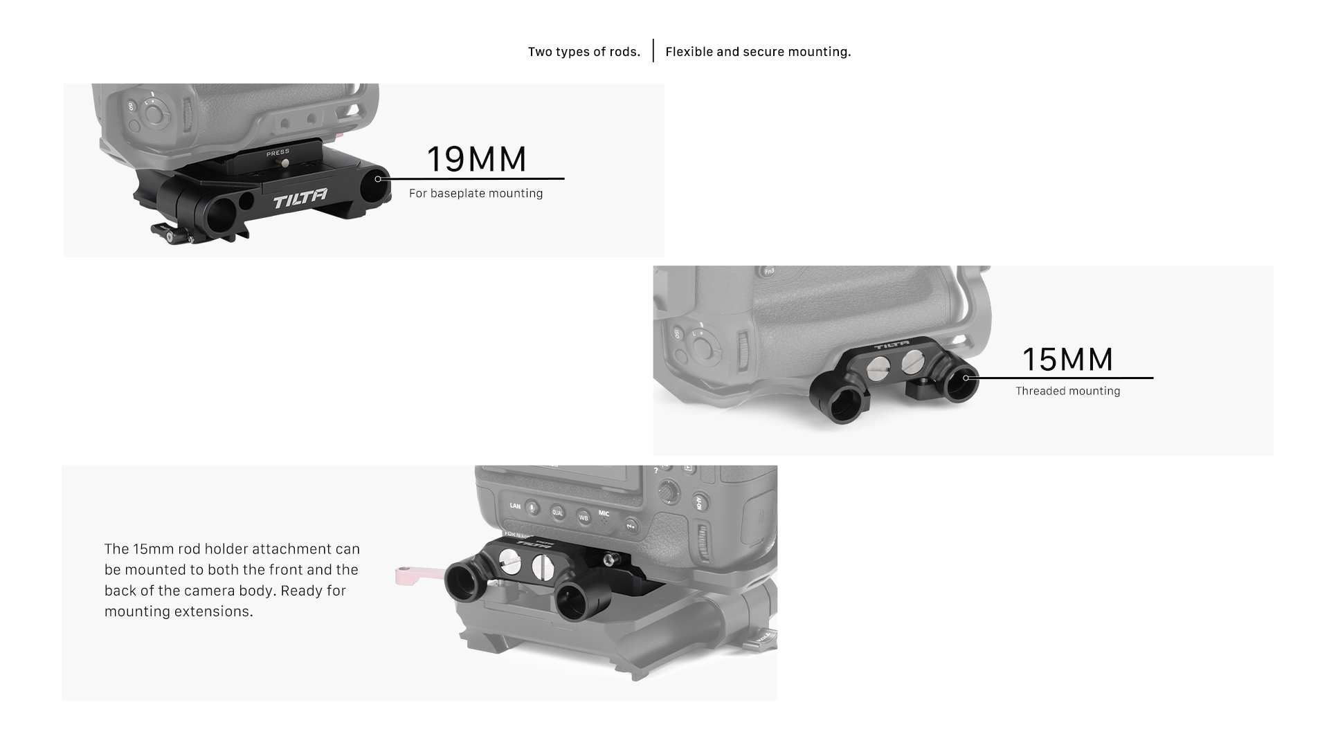 Kamerakäfig für Nikon Z9 Basic Kit - Schwarz