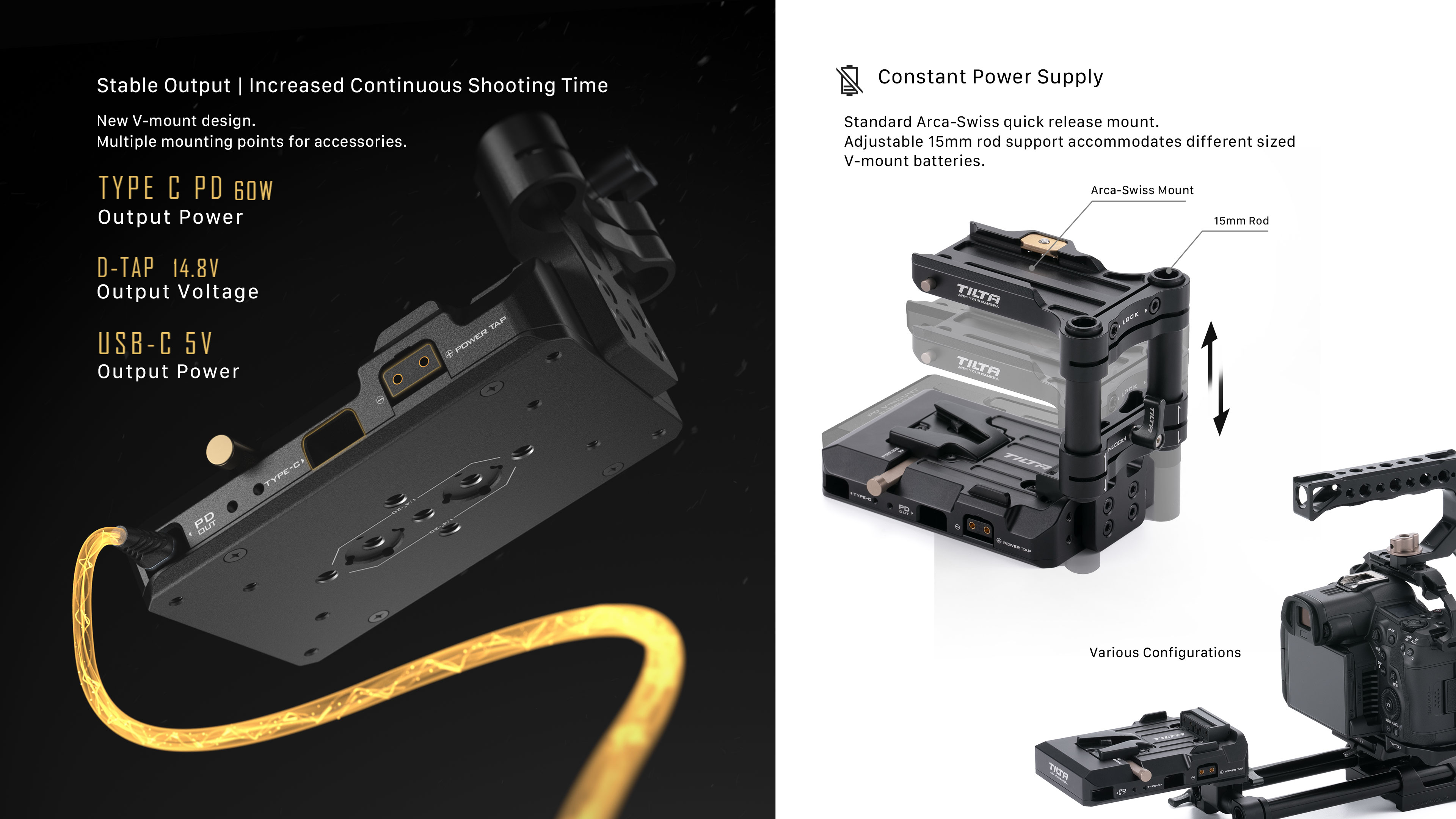 Jaula completa para Canon R5C - Negra