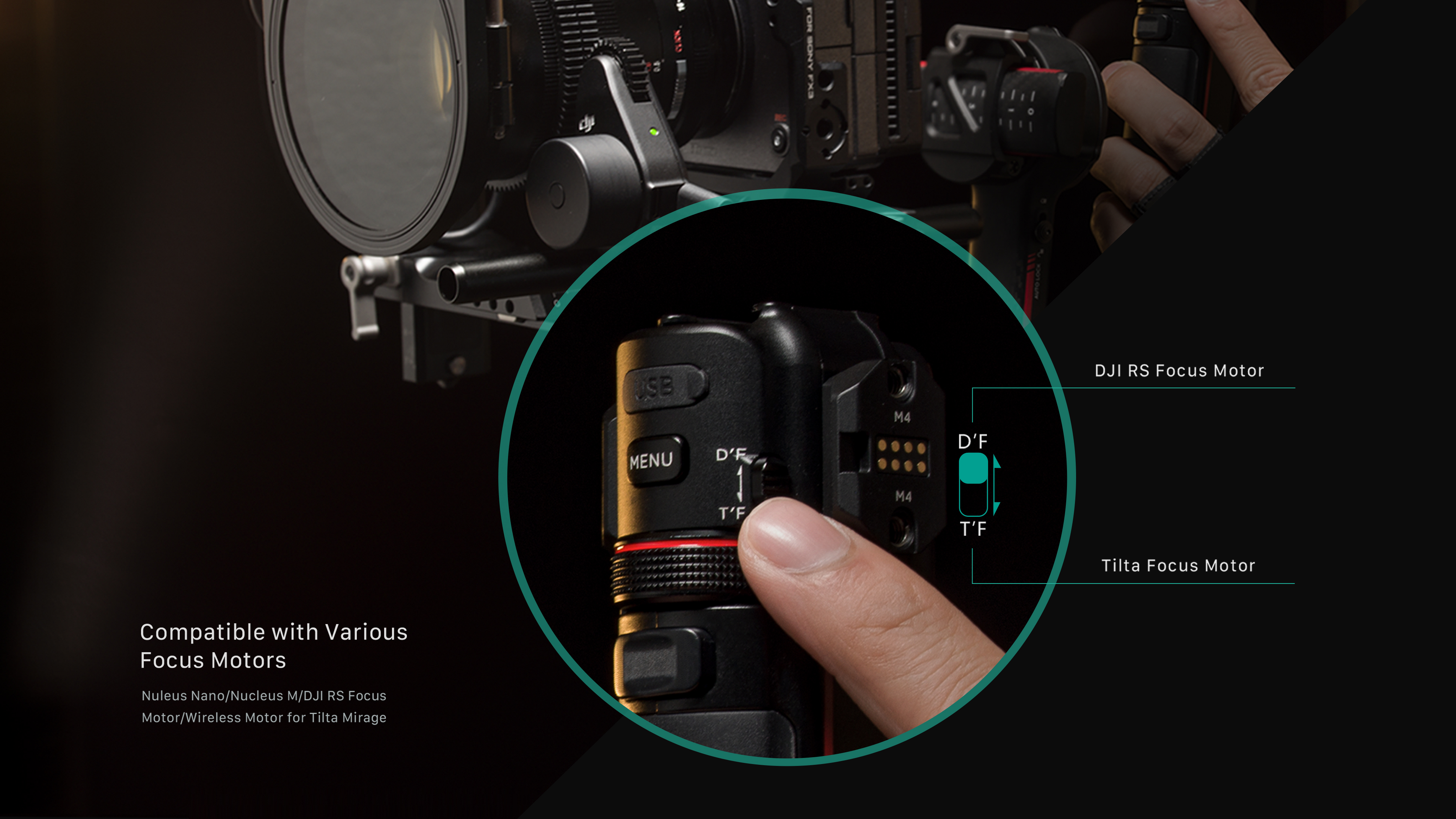 Advanced Rear Operating Control Handle for DJI Ronin