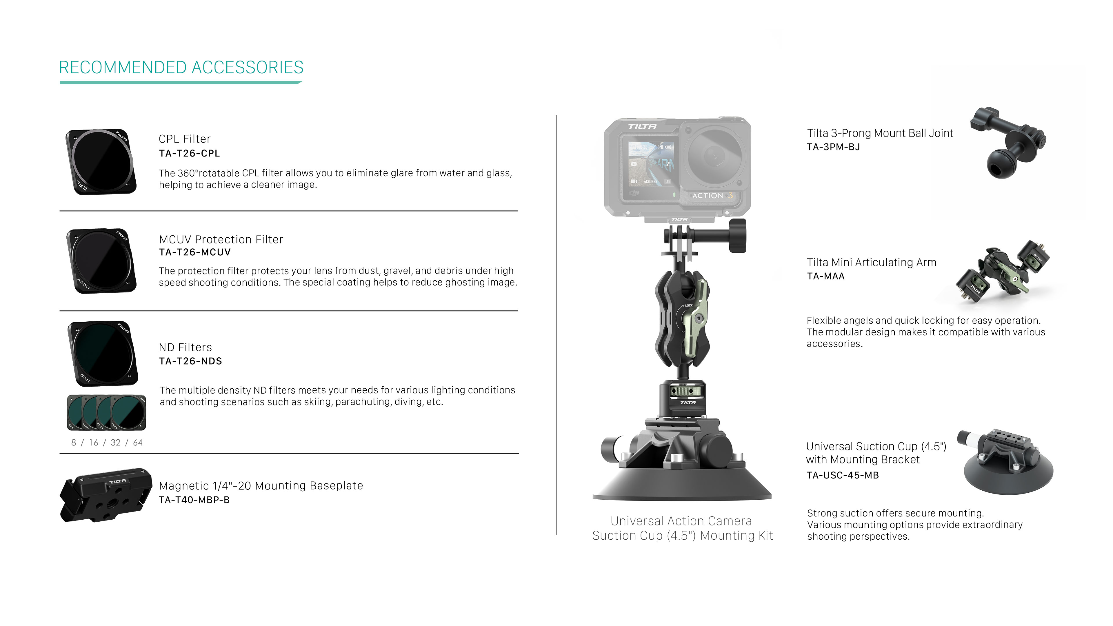 Camera Cage for DJI Osmo Action 3 Basic Kit