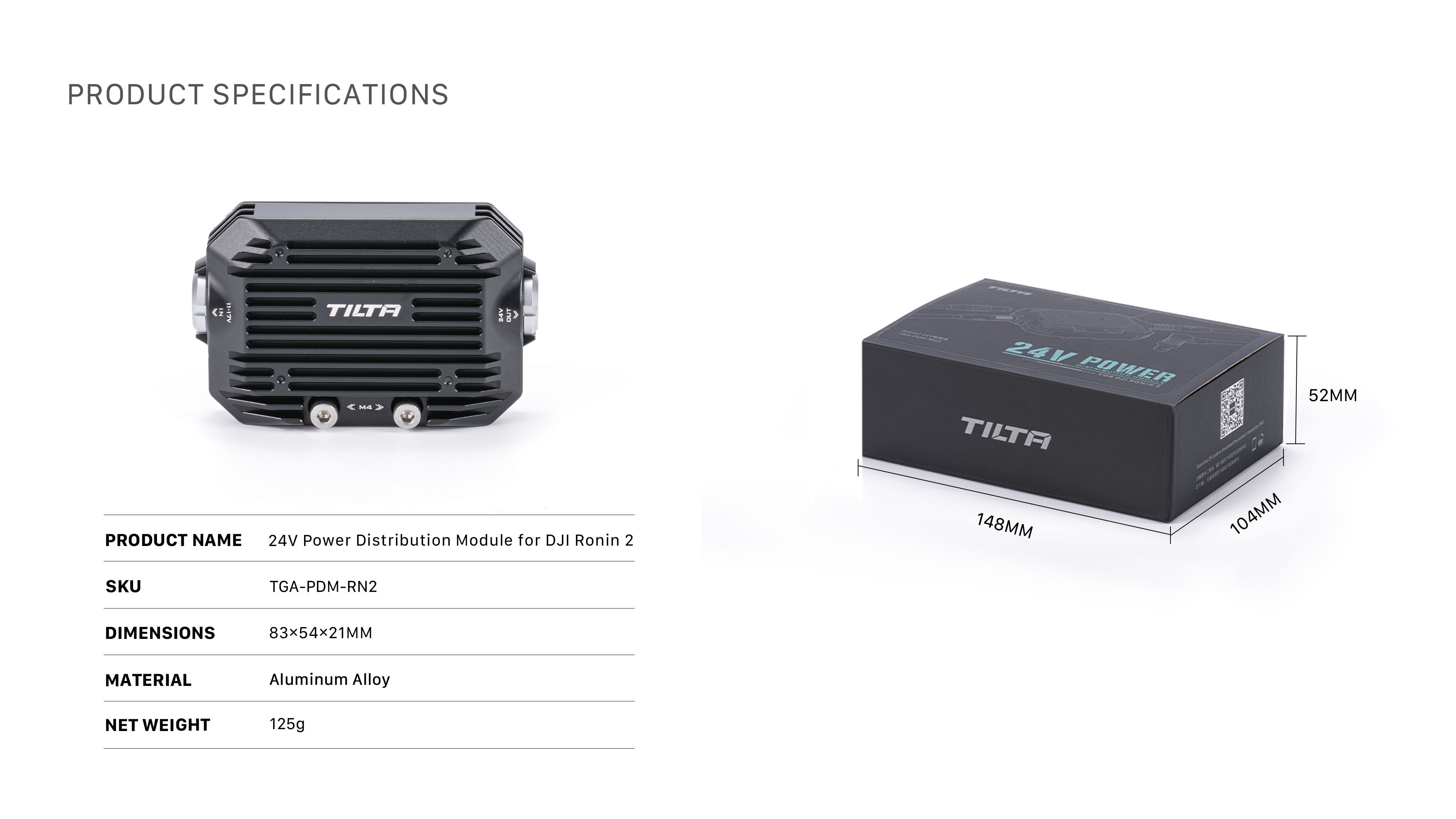 24V Power Distribution Module for DJI Ronin 2