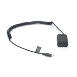 Sony NP-FZ100 Dummy Battery to USB-C PD Power Cable