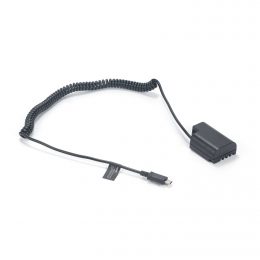 Panasonic DMW-BLF19 Dummy Battery to USB-C PD Power Cable