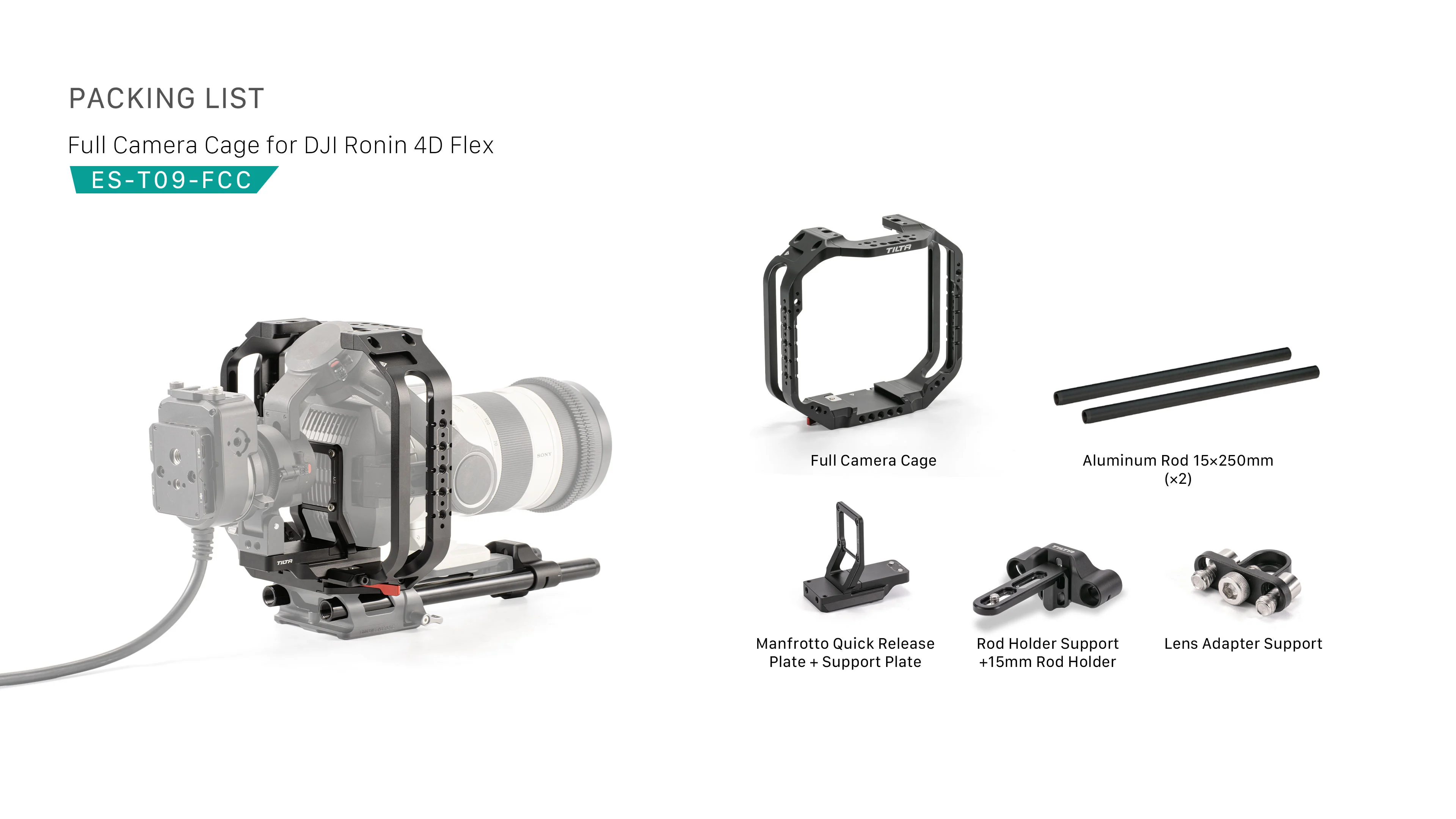 Camera Cage for DJI Ronin 4D Flex Basic Kit