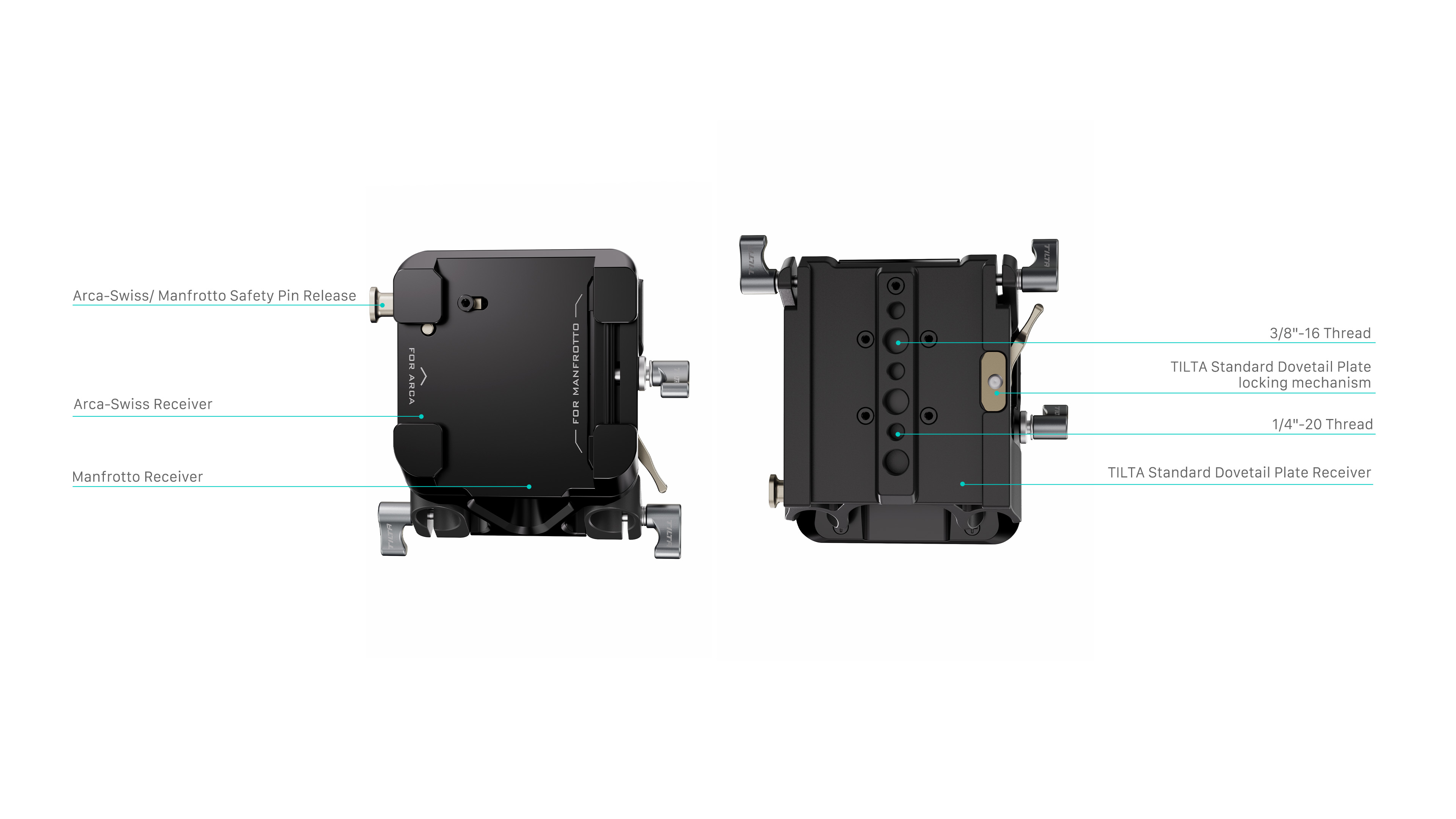 Tilta 15mm LWS Arca Manfrotto Dual Baseplate