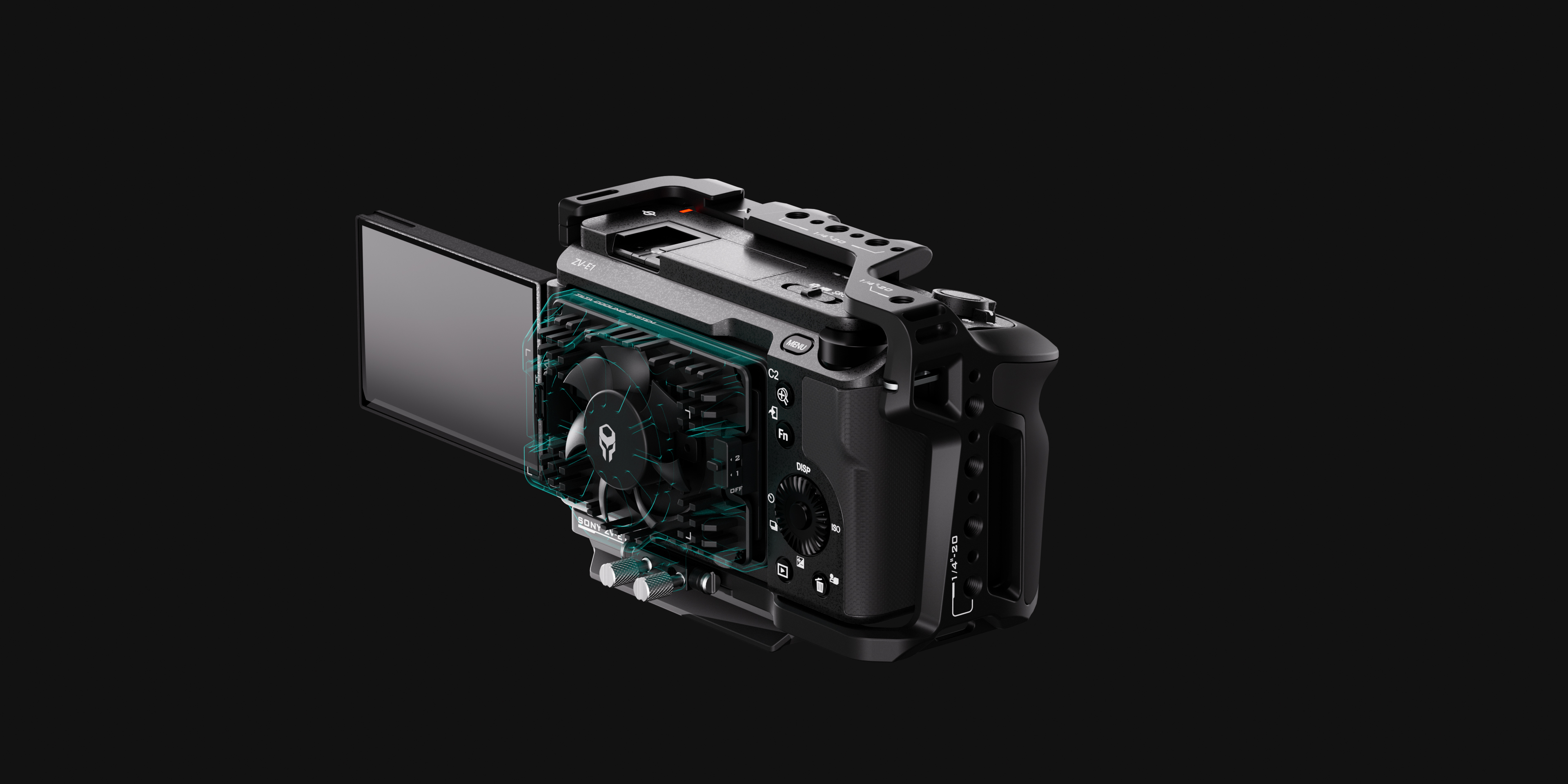 Cooling System for Sony ZV-E1 - Black | Tilta