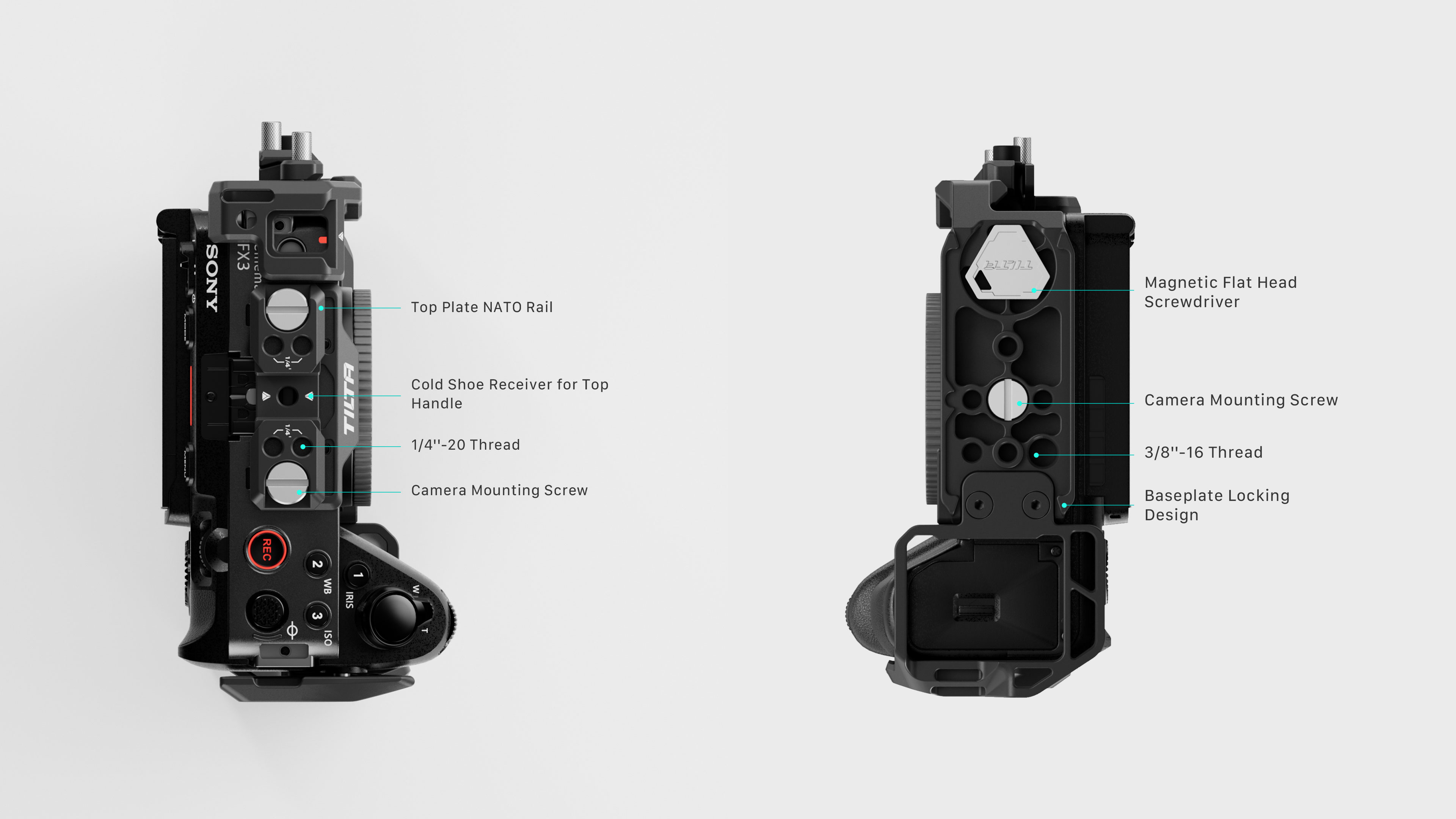 Gabbia per telecamera per Sony FX3/FX30 V2 Pro Kit