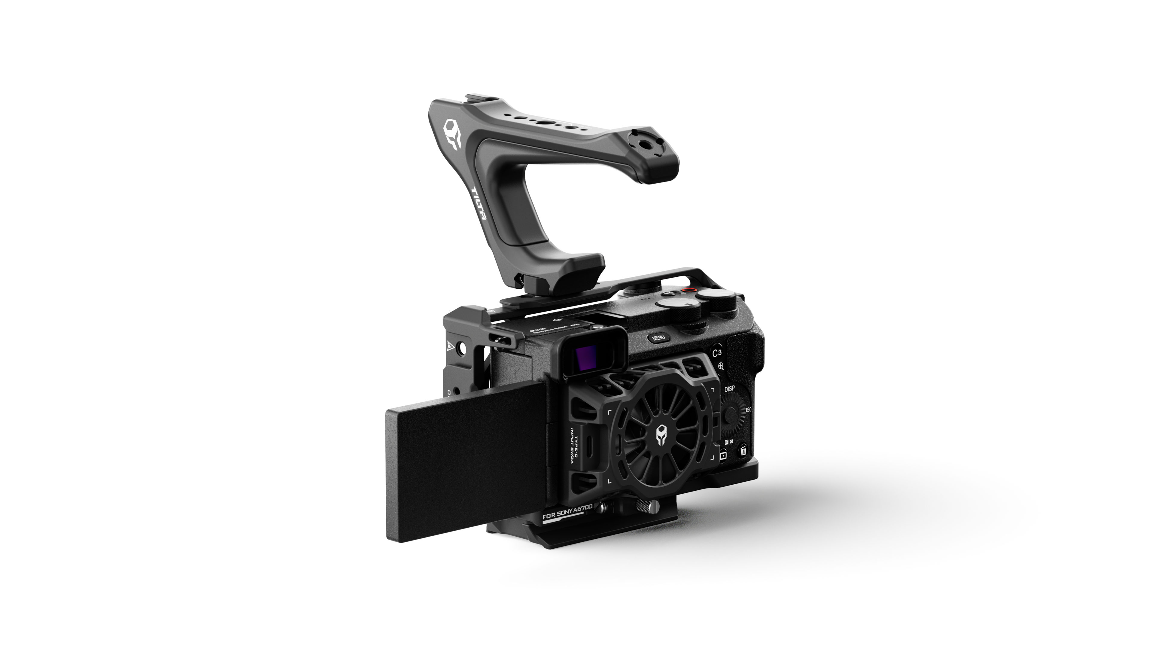 Accessoire Sony A6700 JJC Poignée Pliable Pour Sony Alpha 6700 - Améliore La Prise, Silicone Doux, Alliage Aluminium - Confort Et Stabilité Poignée Pliable Alliage Aluminium