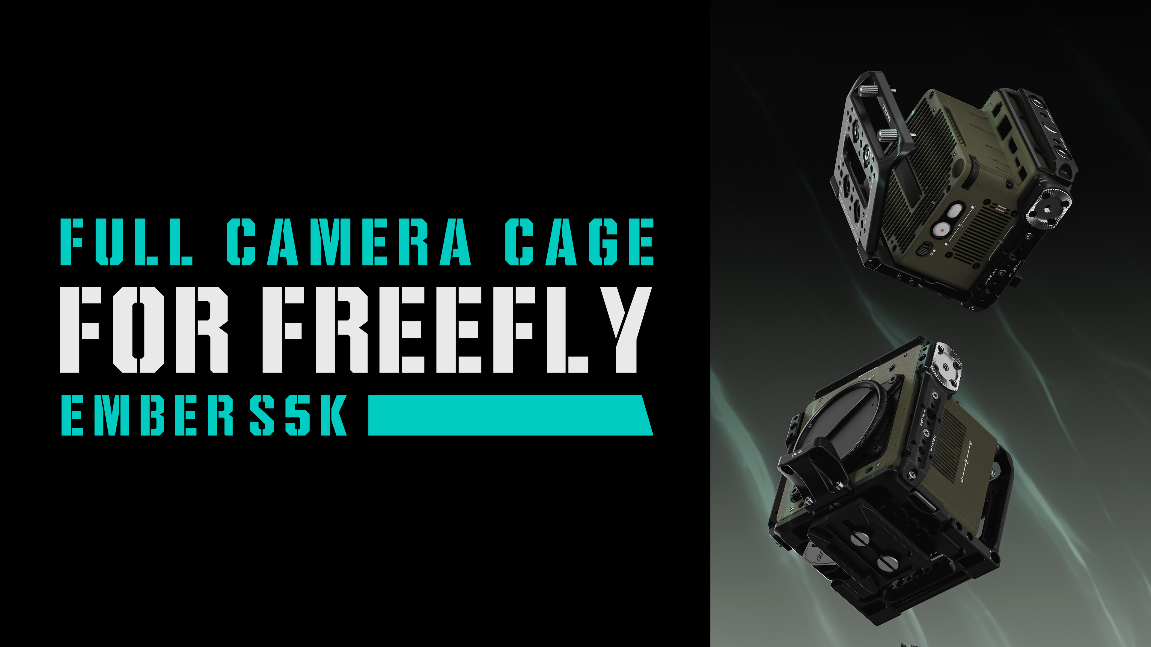 Voller Kamerakäfig für Freefly Ember S5K - Schwarz