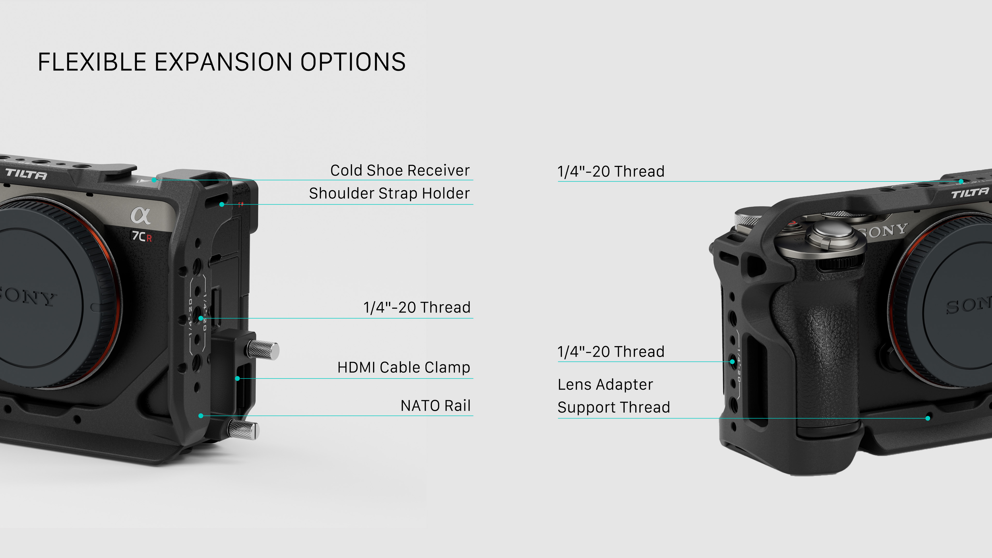 Half Camera Cage for Sony a7C II / a7C R