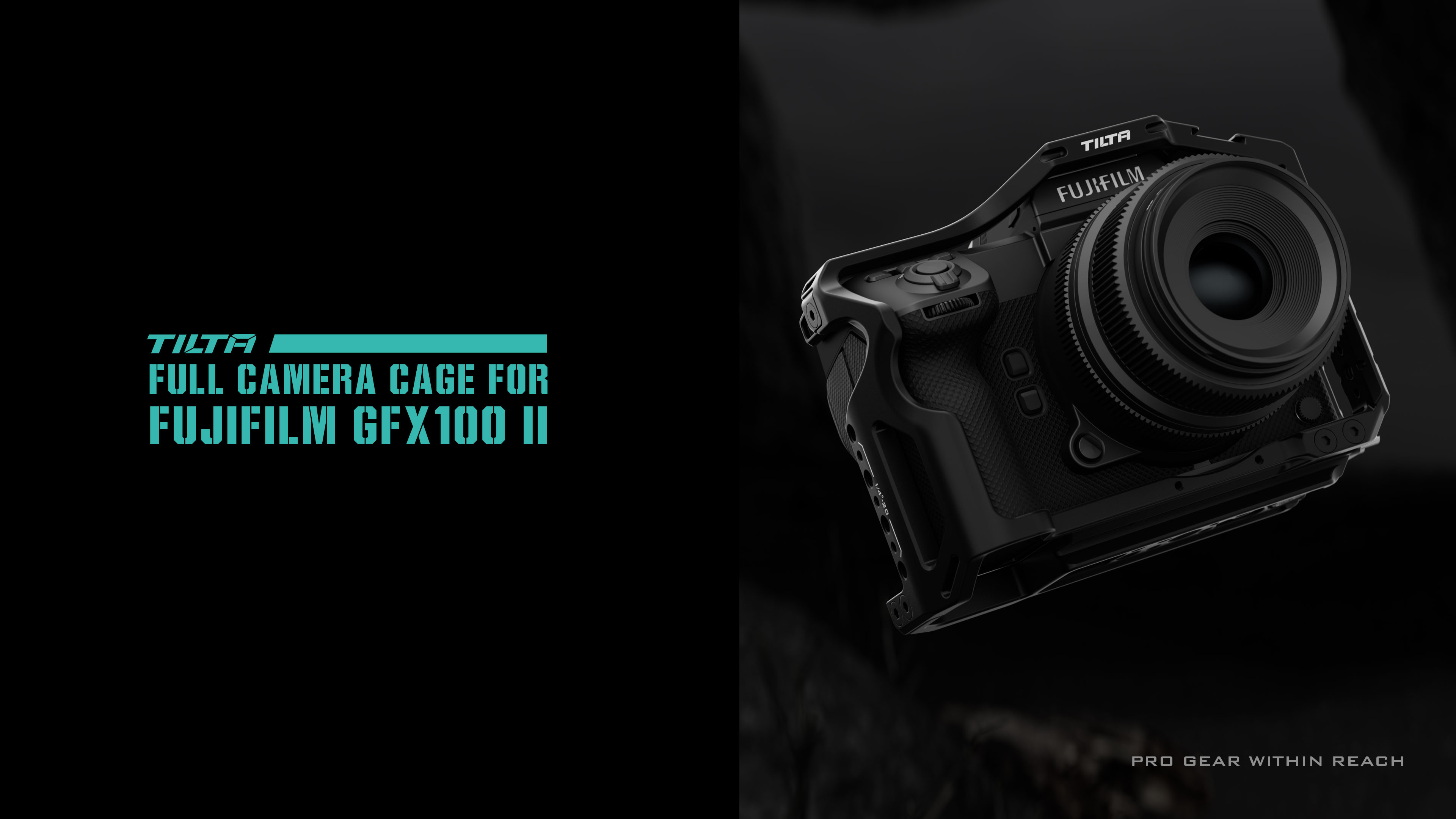 Voller Kamerakäfig für Fujifilm GFX100 II - Schwarz