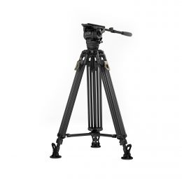 Tilta CT12 75mm Cine Fluid Head with 2-Stage One Touch Carbon Fiber Tripod Legs (12KG)