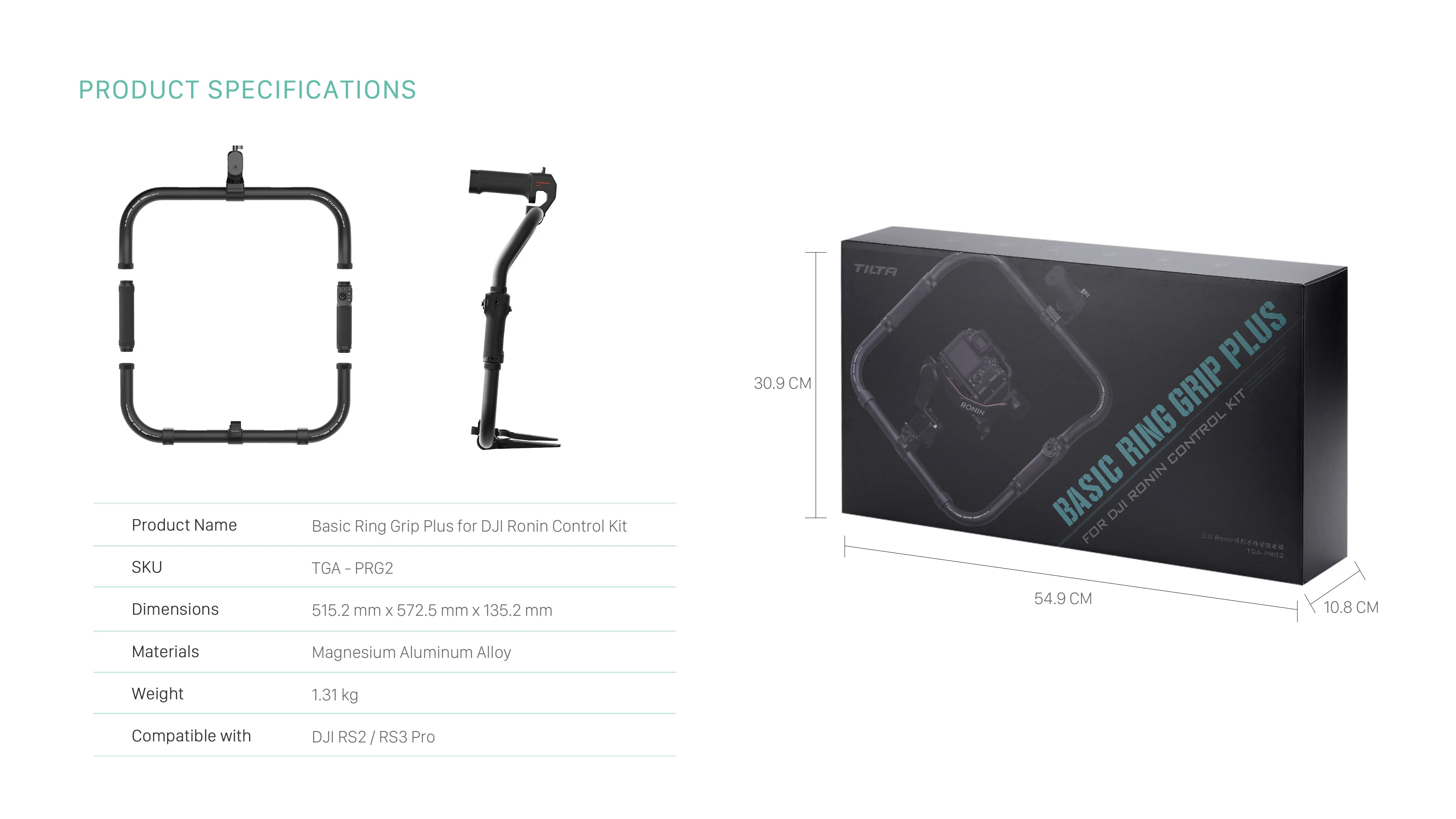 DJI Ronin Kontrol Seyahat Kiti için Basic Ring Grip Plus