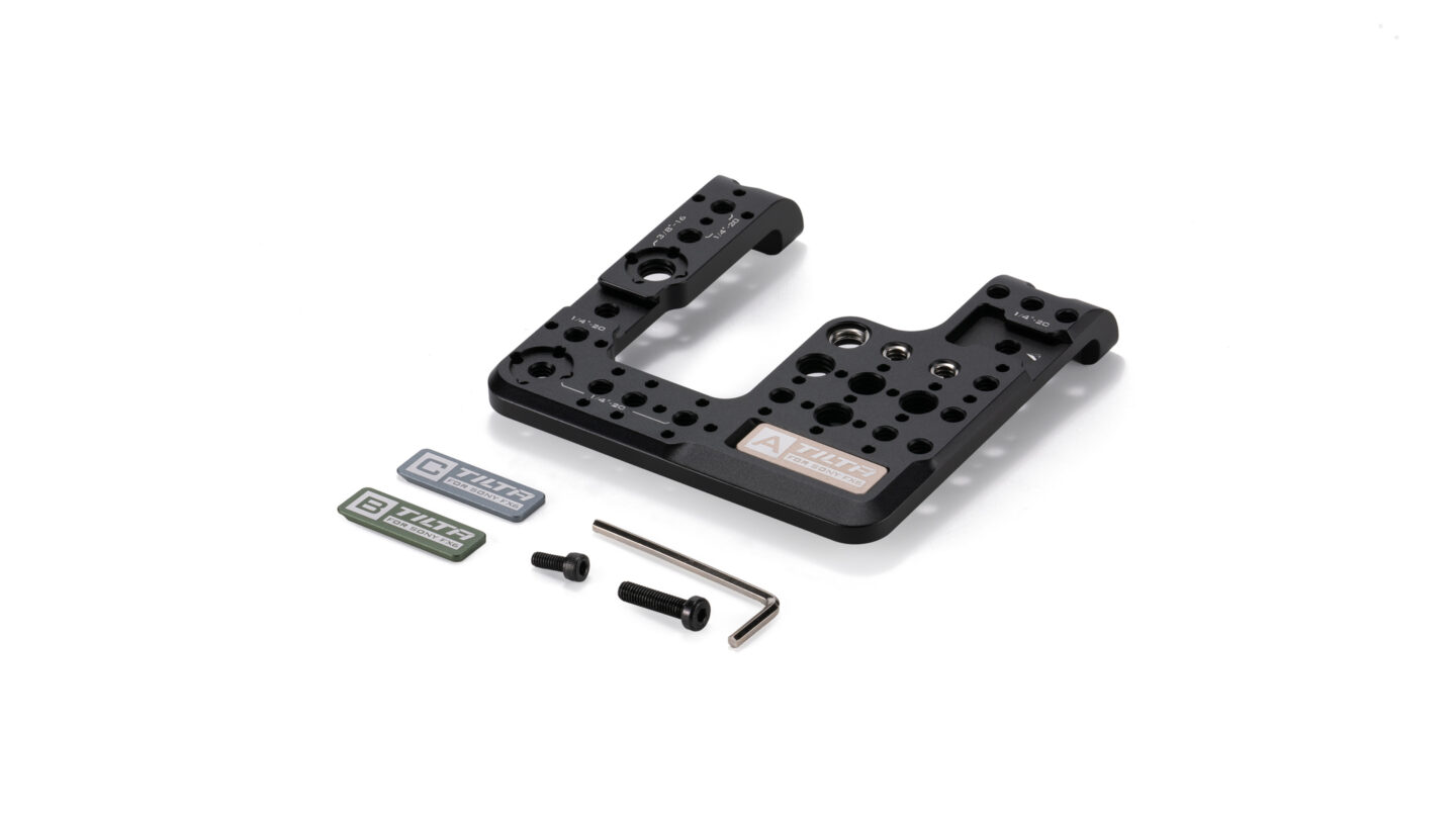 TILTA Gabbia per Telecamera Sony FX6 con Piastra Di Base A Sgancio Rapido, Piastra Superiore Multifunzionale, Piastra Per Batteria e Staffa Di Montaggio Video Wireless Kit Avanzato ES T20 B V