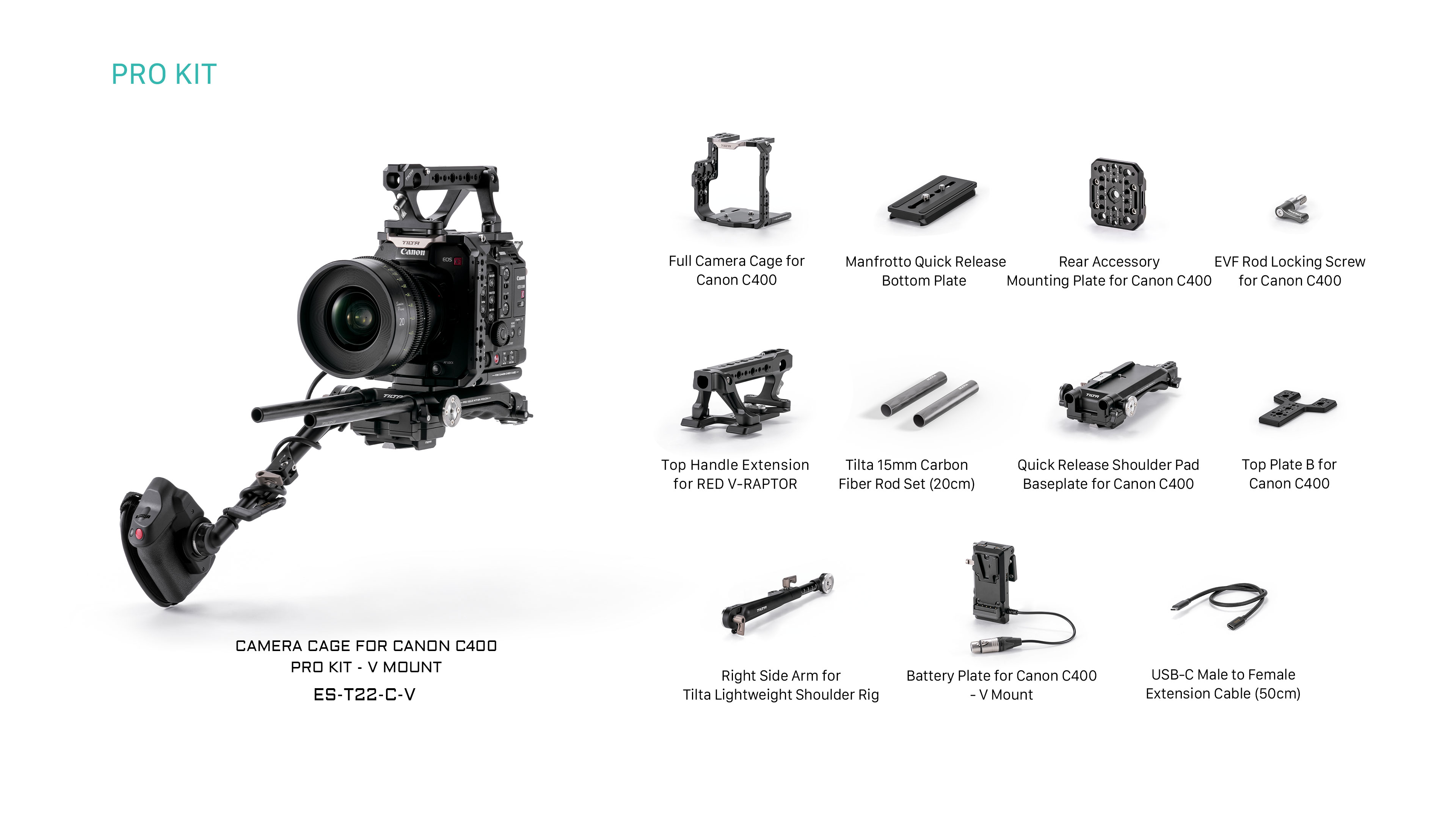 Jaula para Canon C400 Pro Kit