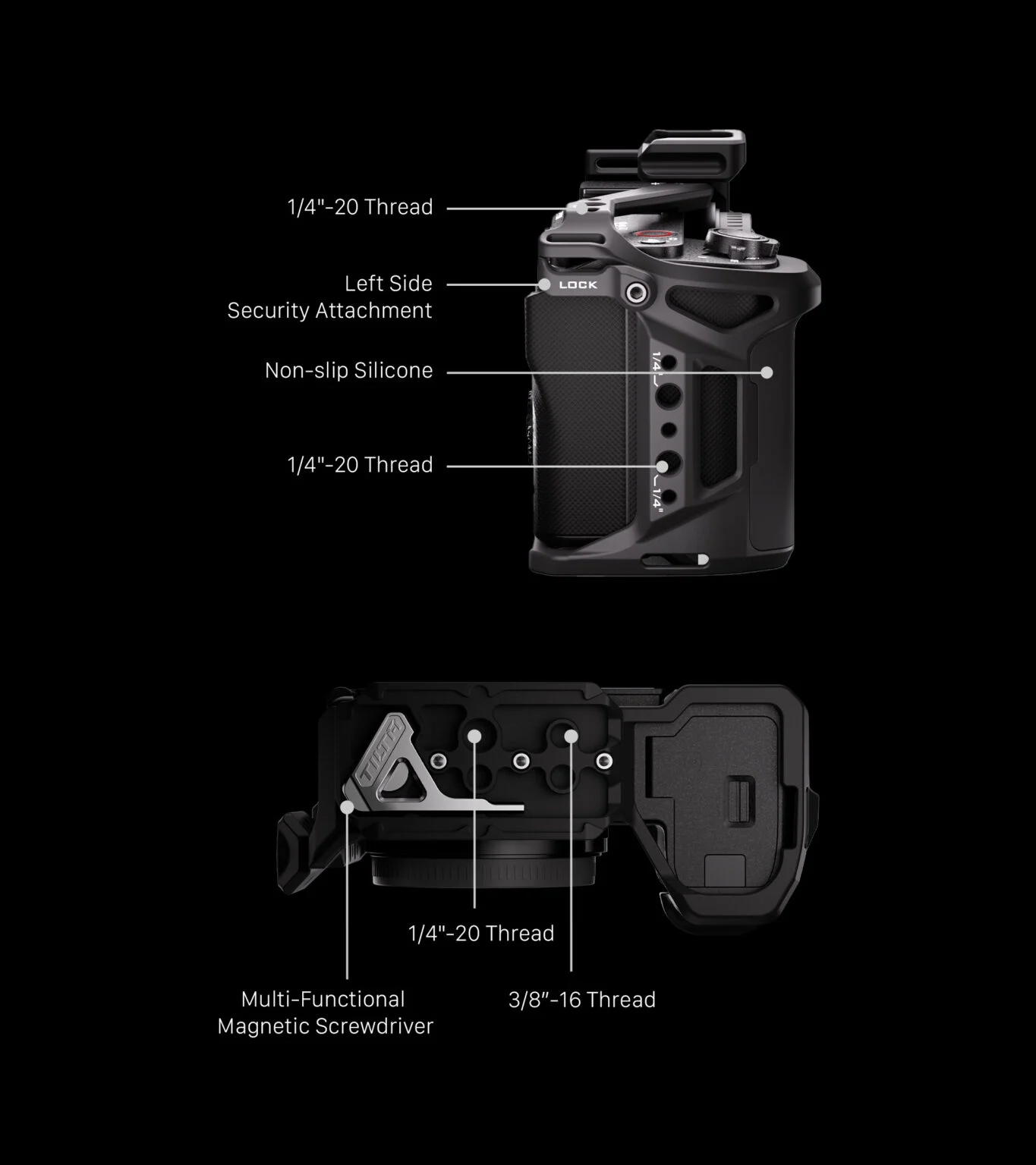 Gabbia completa per Sony ZV-E10 II - Nero