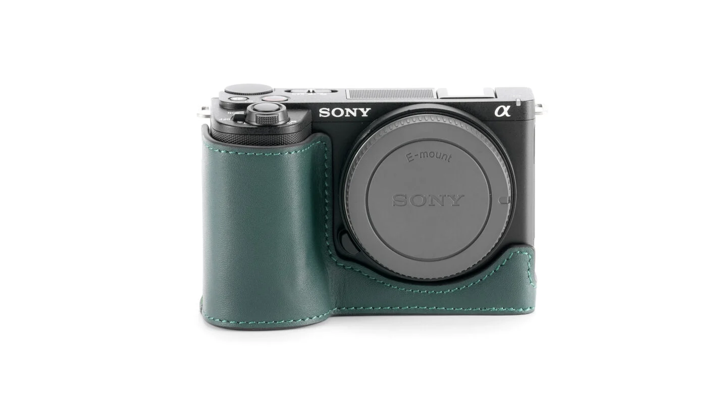Leather Camera Case for Sony ZV-E10 II – Green | Tilta