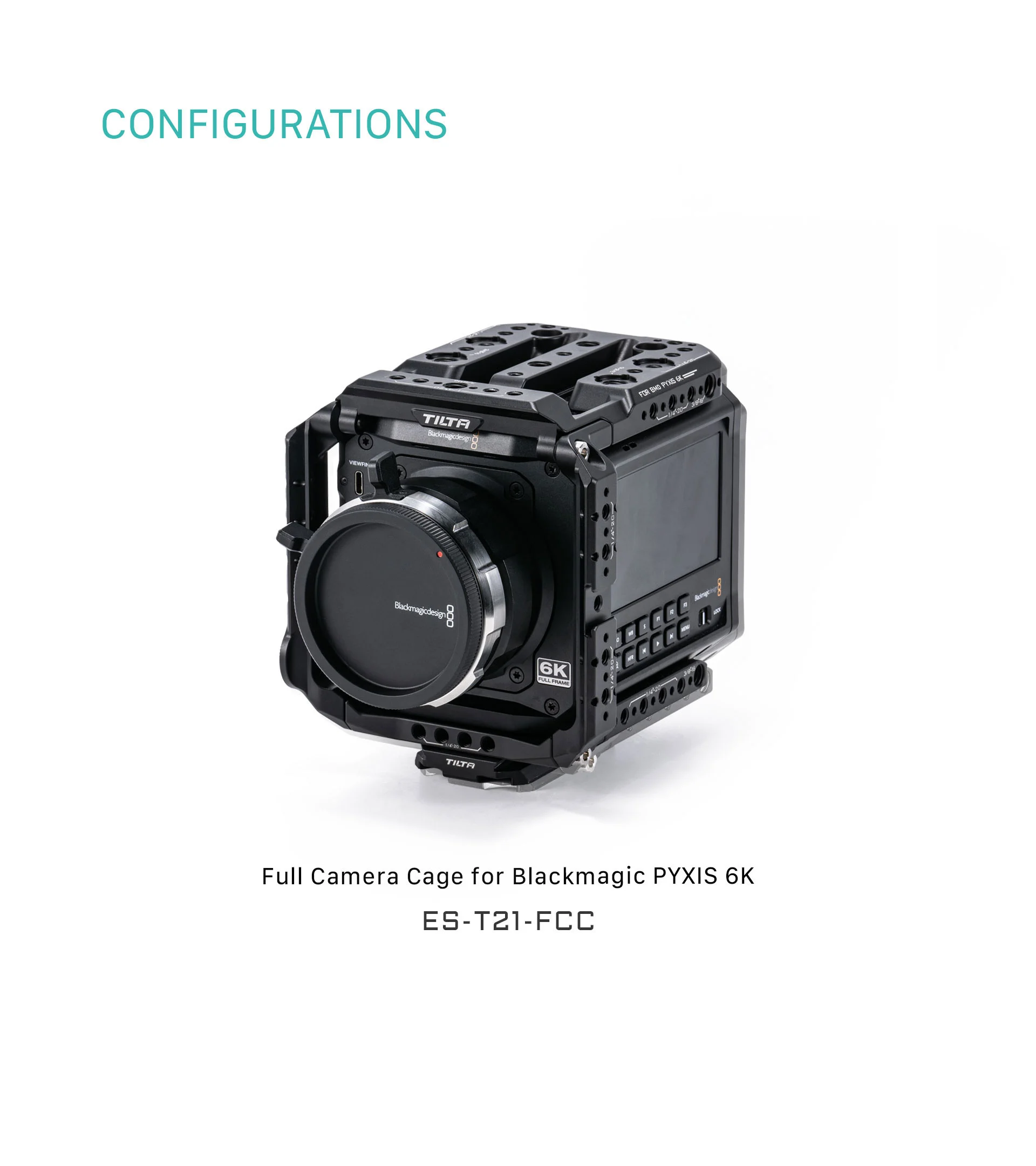 Full Camera Cage for Blackmagic PYXIS 6K