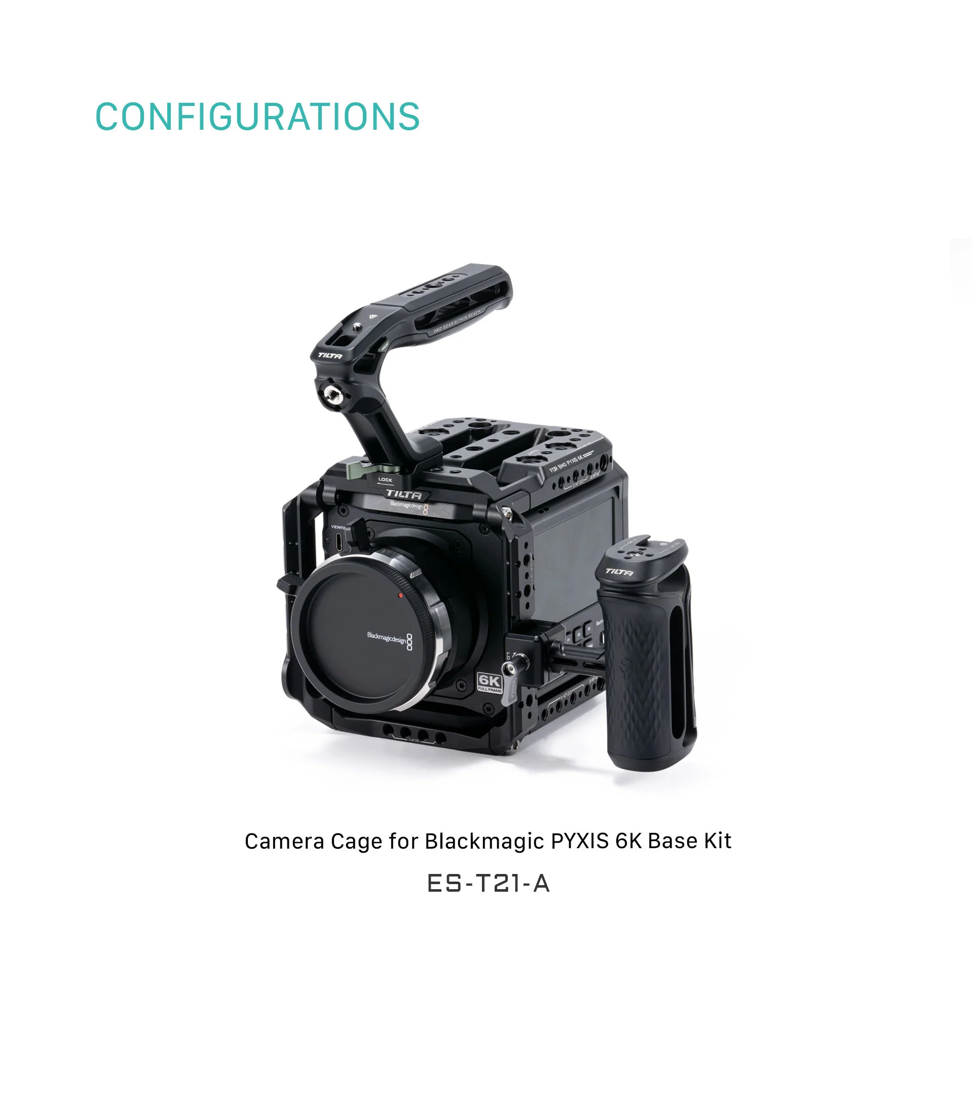 Camera Cage for Blackmagic PYXIS 6K Base Kit