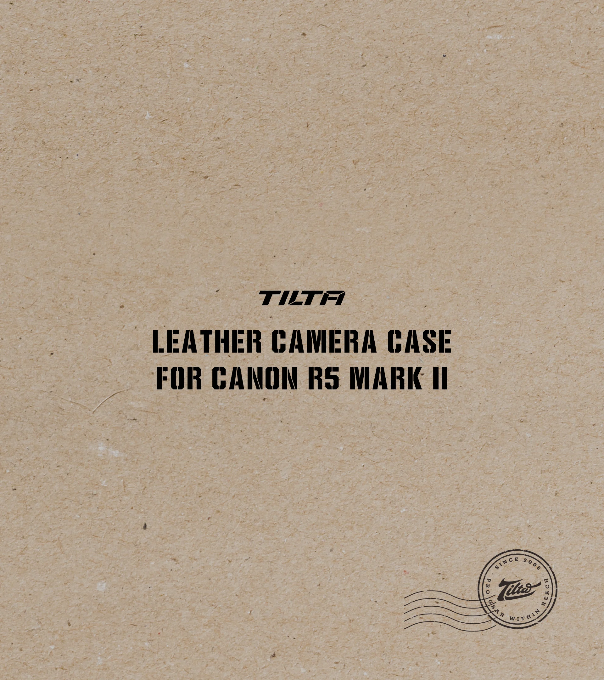 Leather Camera Case for Canon R5 Mark II