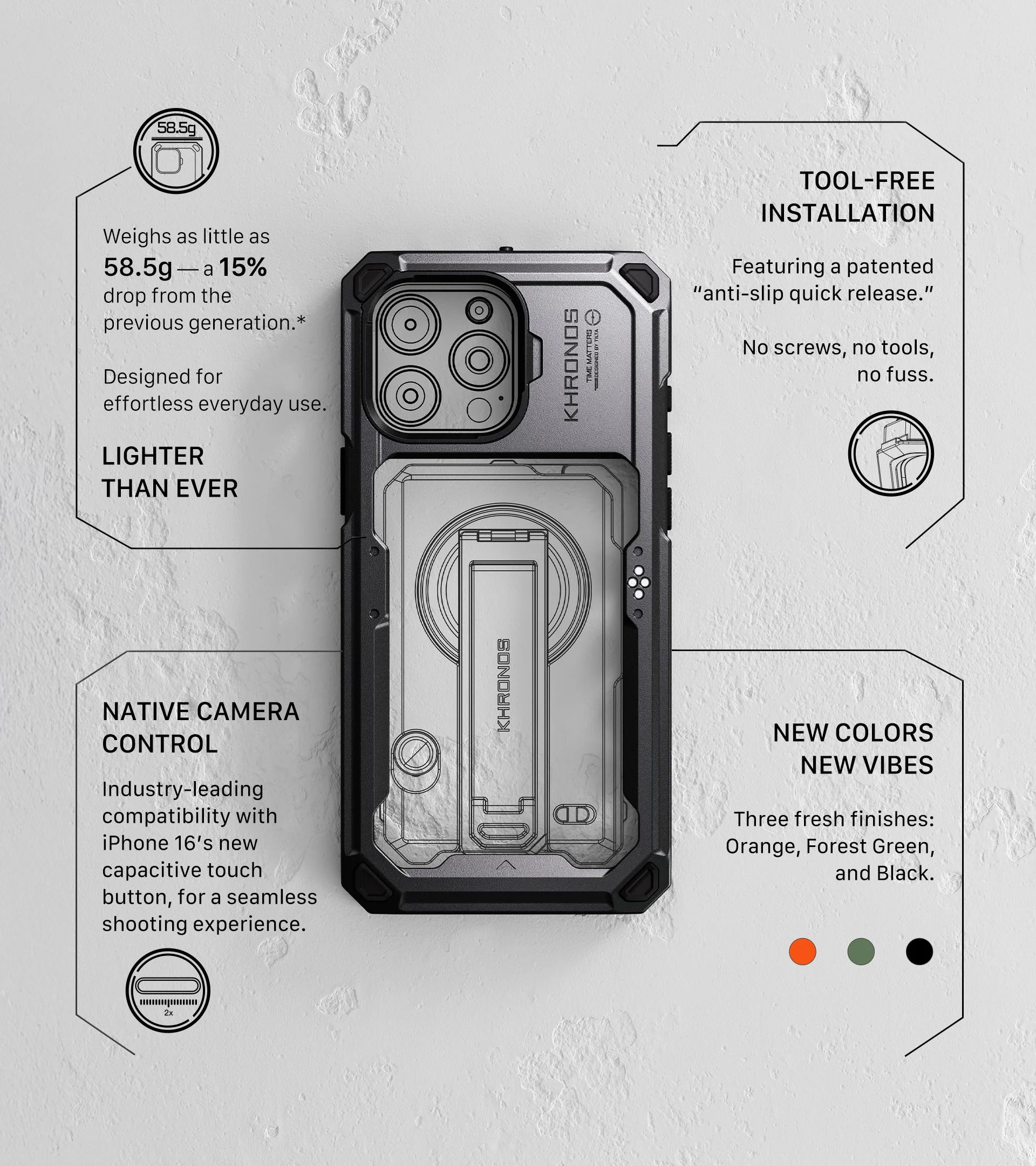 Khronos iPhone 16 Pro / Pro Max Handheld Kit