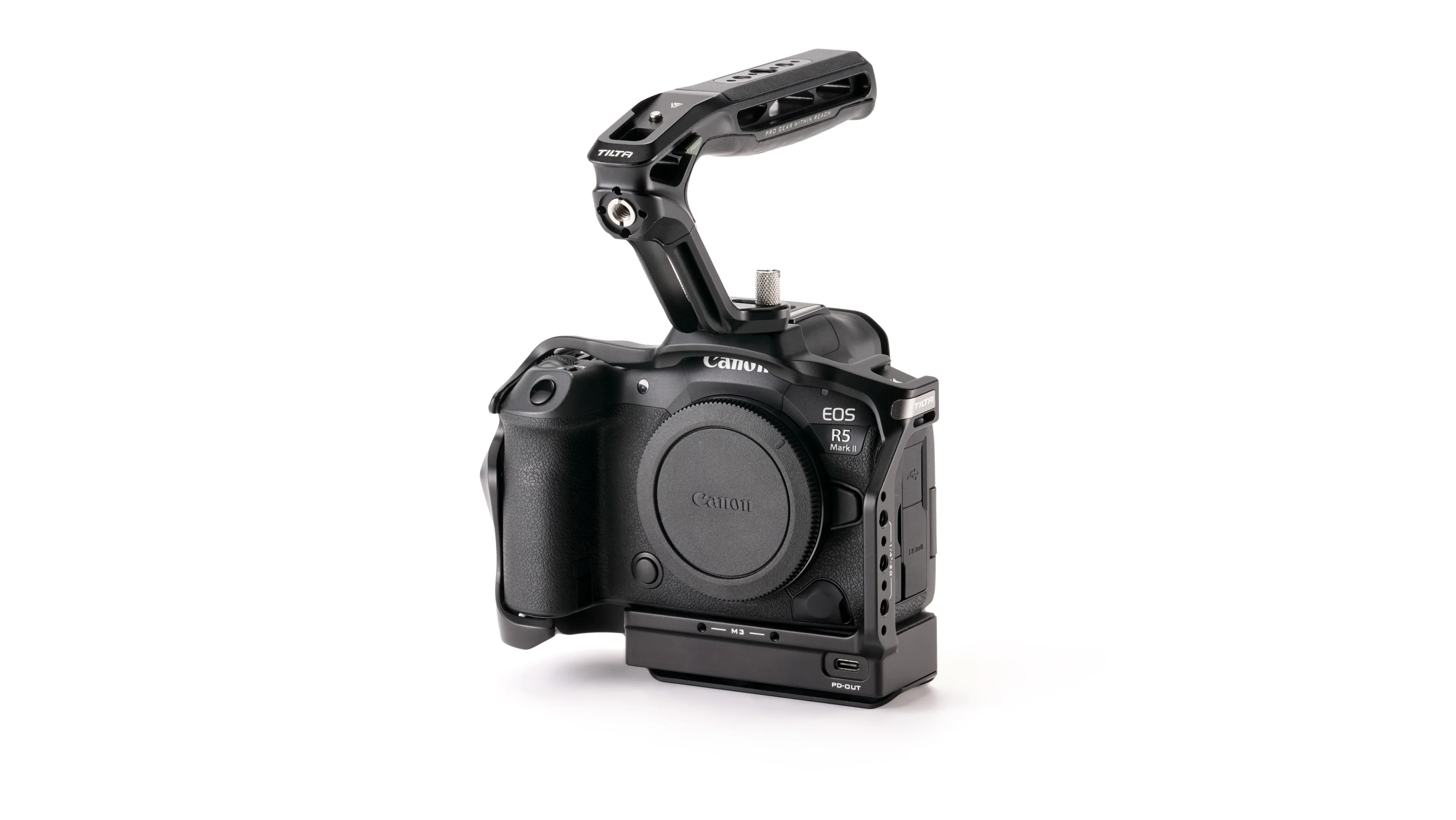 Camera Cage with Cooling System for Canon R5 Mark II Base Kit – Black | Tilta