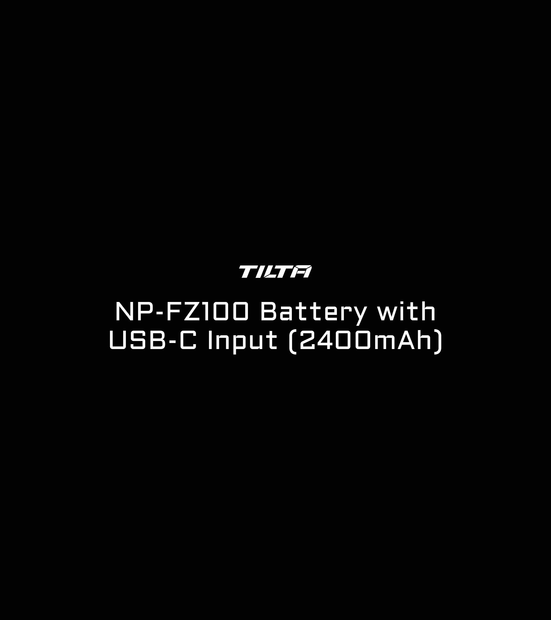 Tilta NP-FZ100 Battery with USB-C Input (2400mAh) – Green