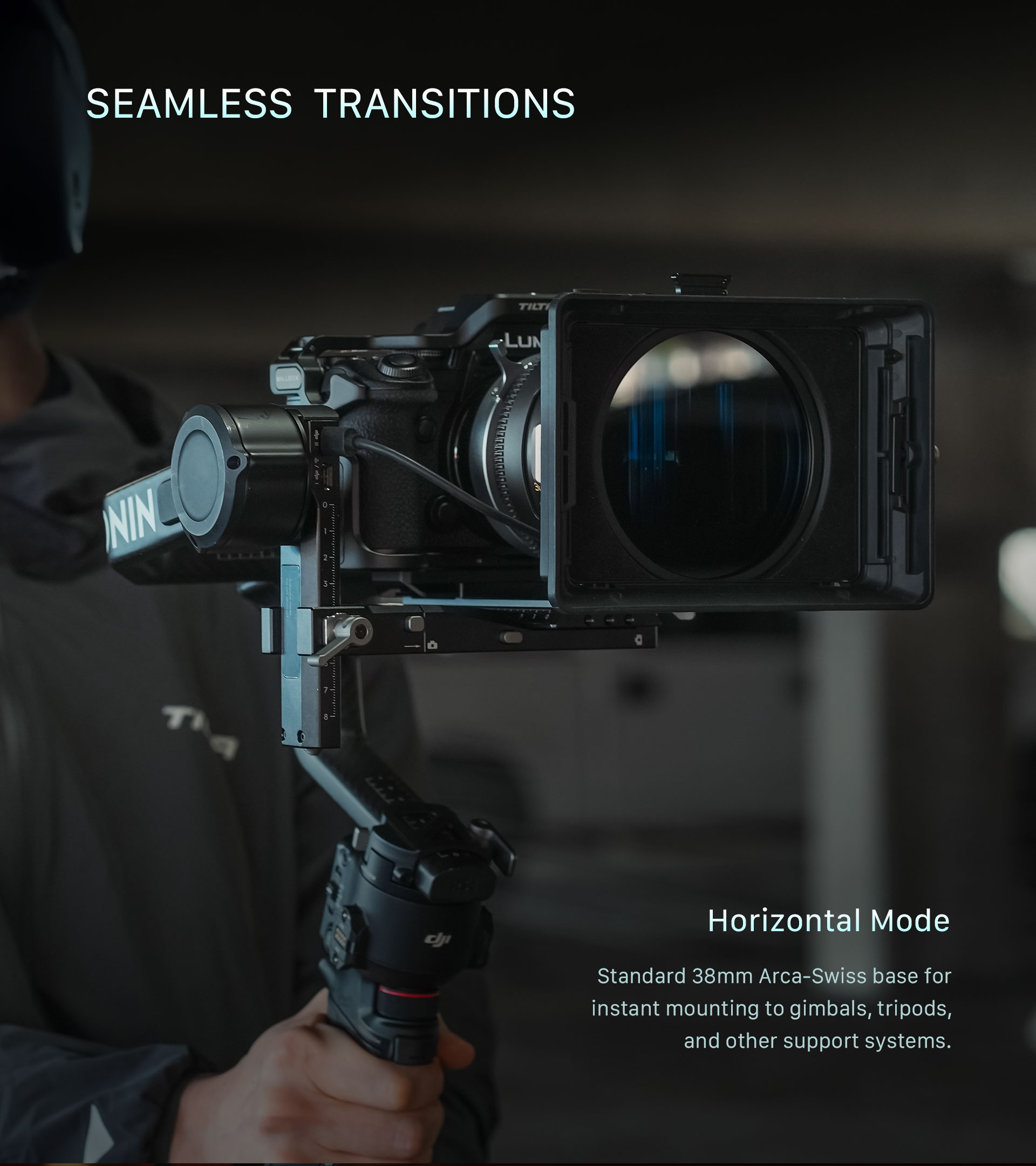 Camera Cage for Panasonic S1R II Base Kit – Black