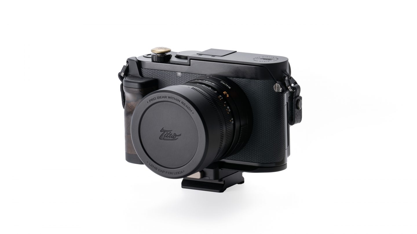 Cage Vintage Tilta TA-T76-B-B Pour Leica Q3 - Kit Voyage Avec Poignée Bois, Bandoulière