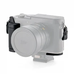 Mounting Baseplate with Leather Grip for Leica Q3 – Black