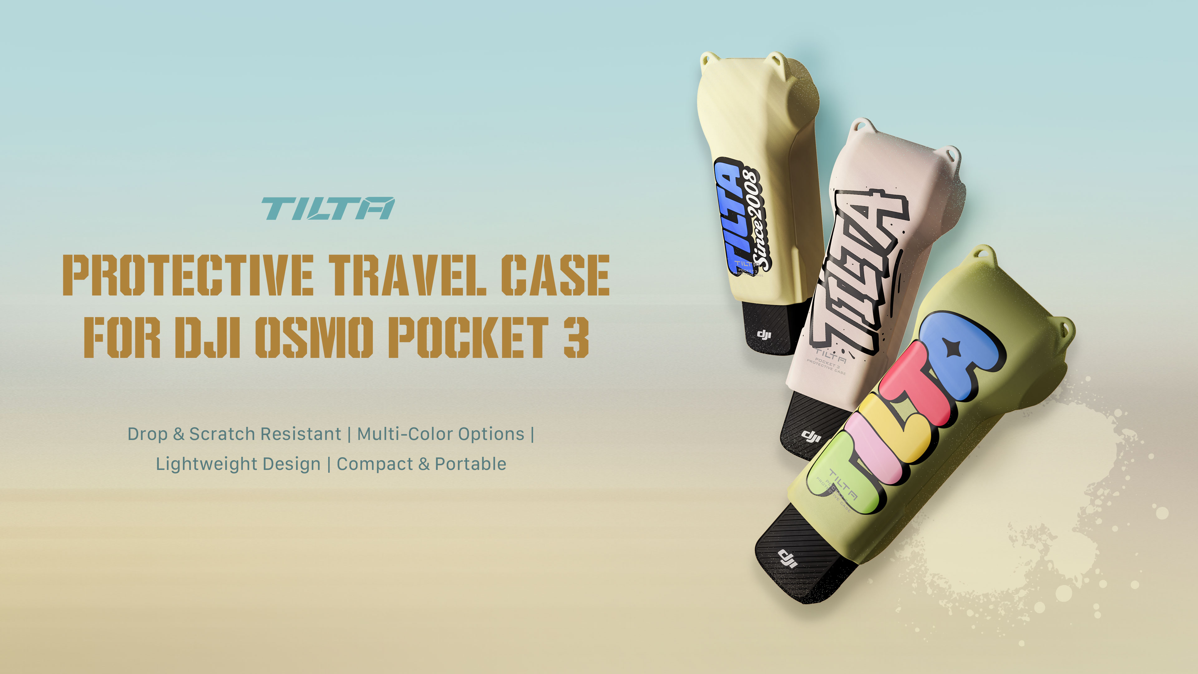 Tilta Protective Travel Case with Wrist Strap Kit for DJI Osmo Pocket 3