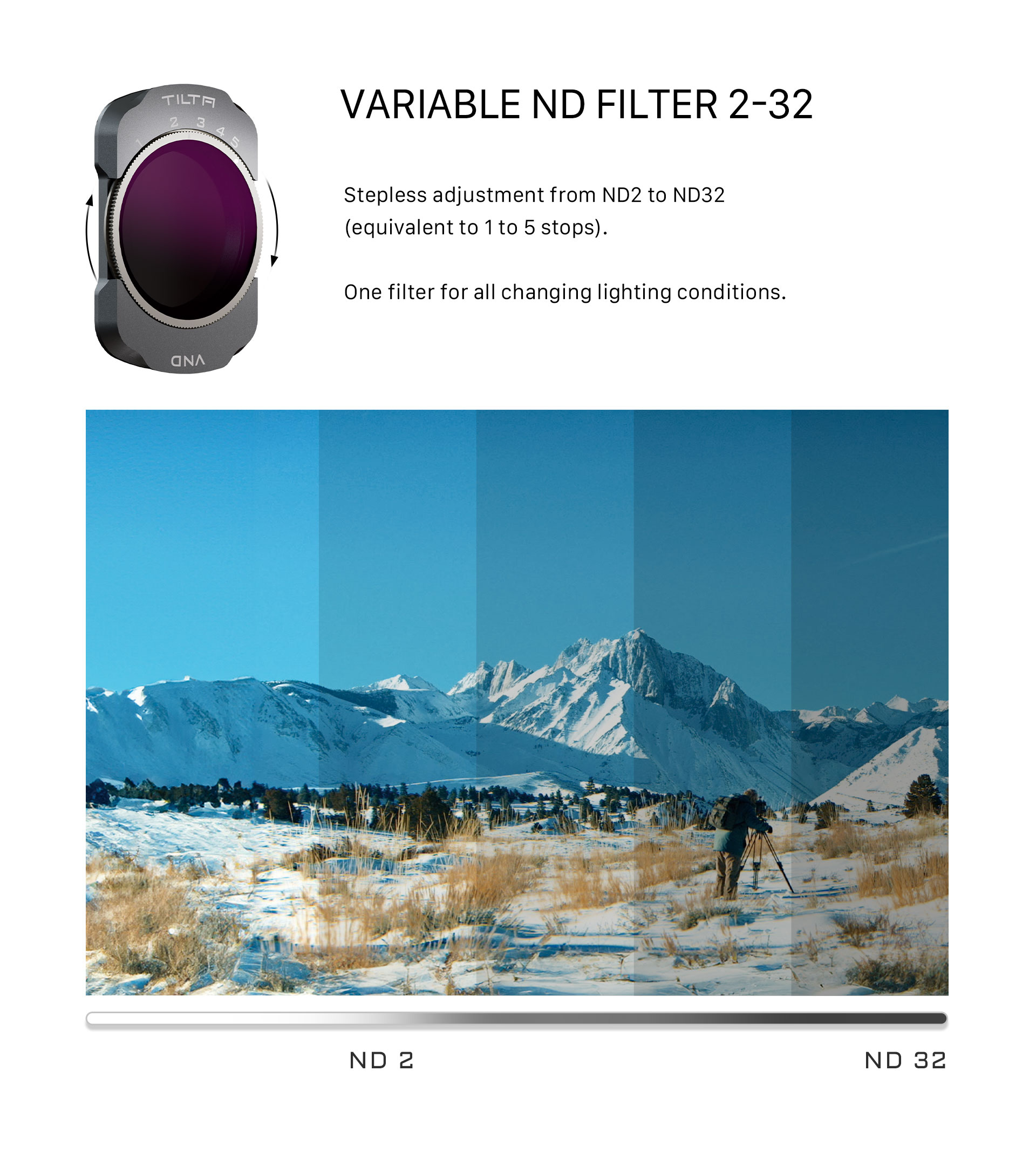 Tilta ND Filter for DJI Osmo Pocket 3