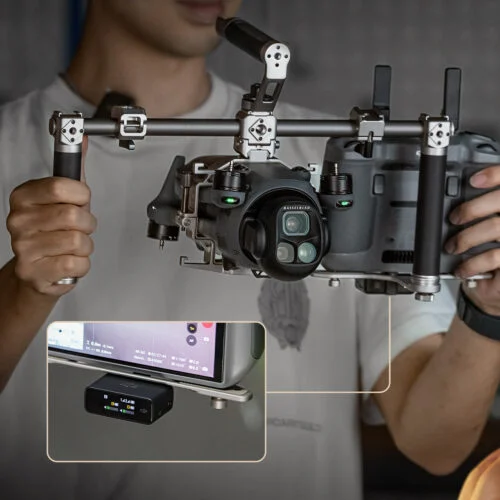 Handheld Support System for DJI Mavic 4 Pro – Titanium White
