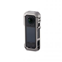 Full Camera Cage for Insta360 X5 – Titanium Grey