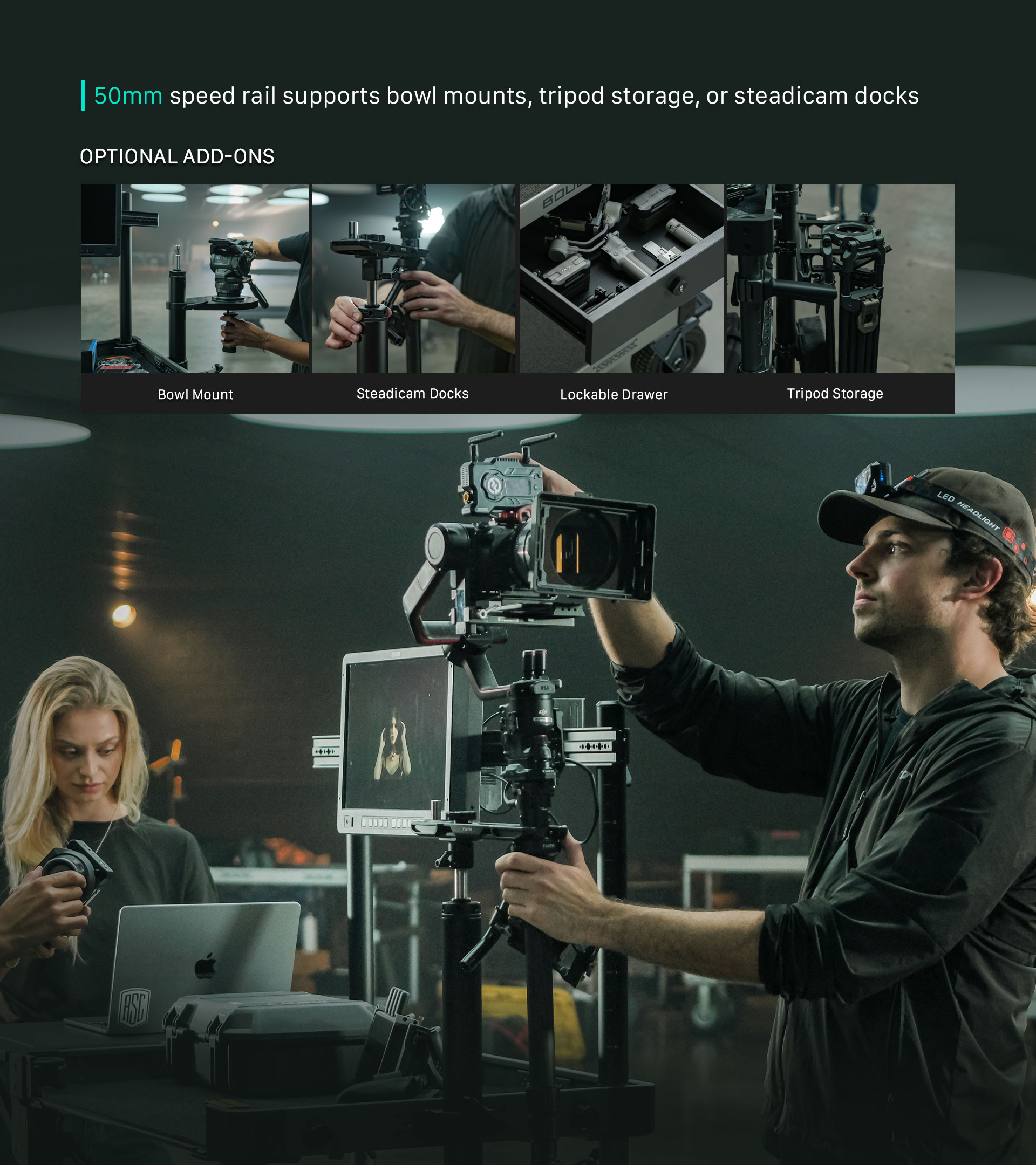 Tilta Boulder 36“ Camera Cart