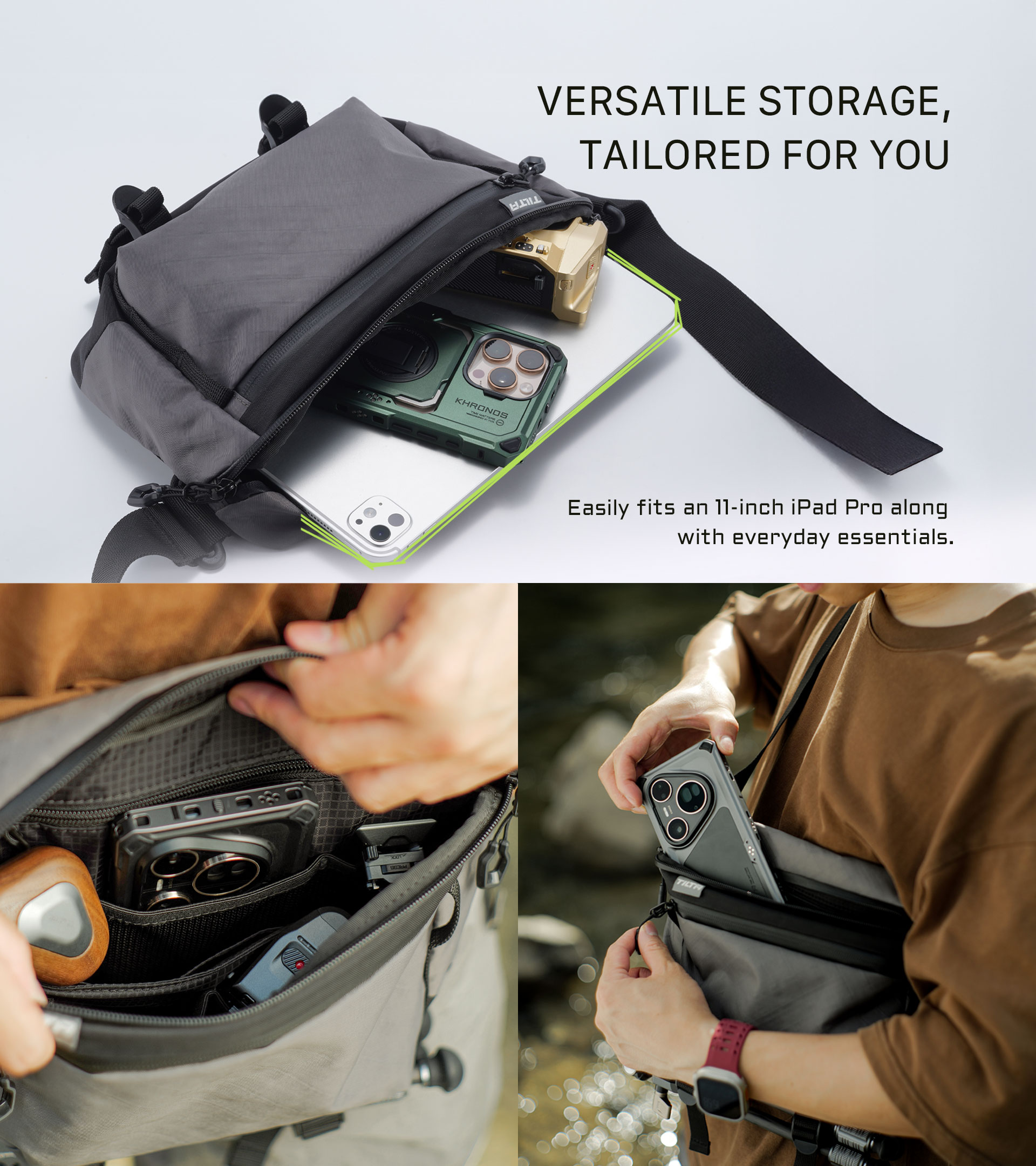 5L Carrying Pouch for Khronos Ecosystem – Grey
