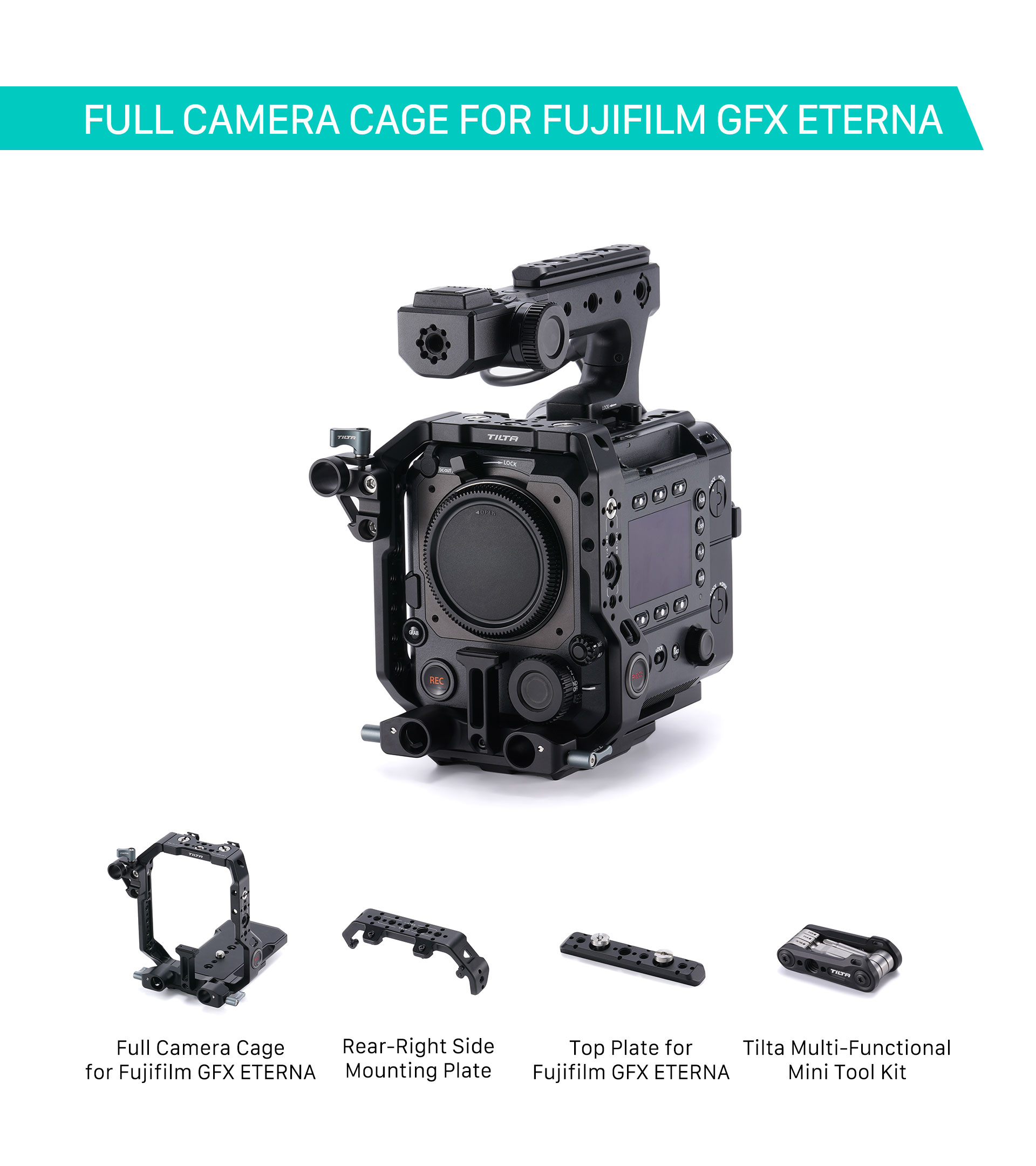 Full Camera Cage for Fujifilm GFX ETERNA