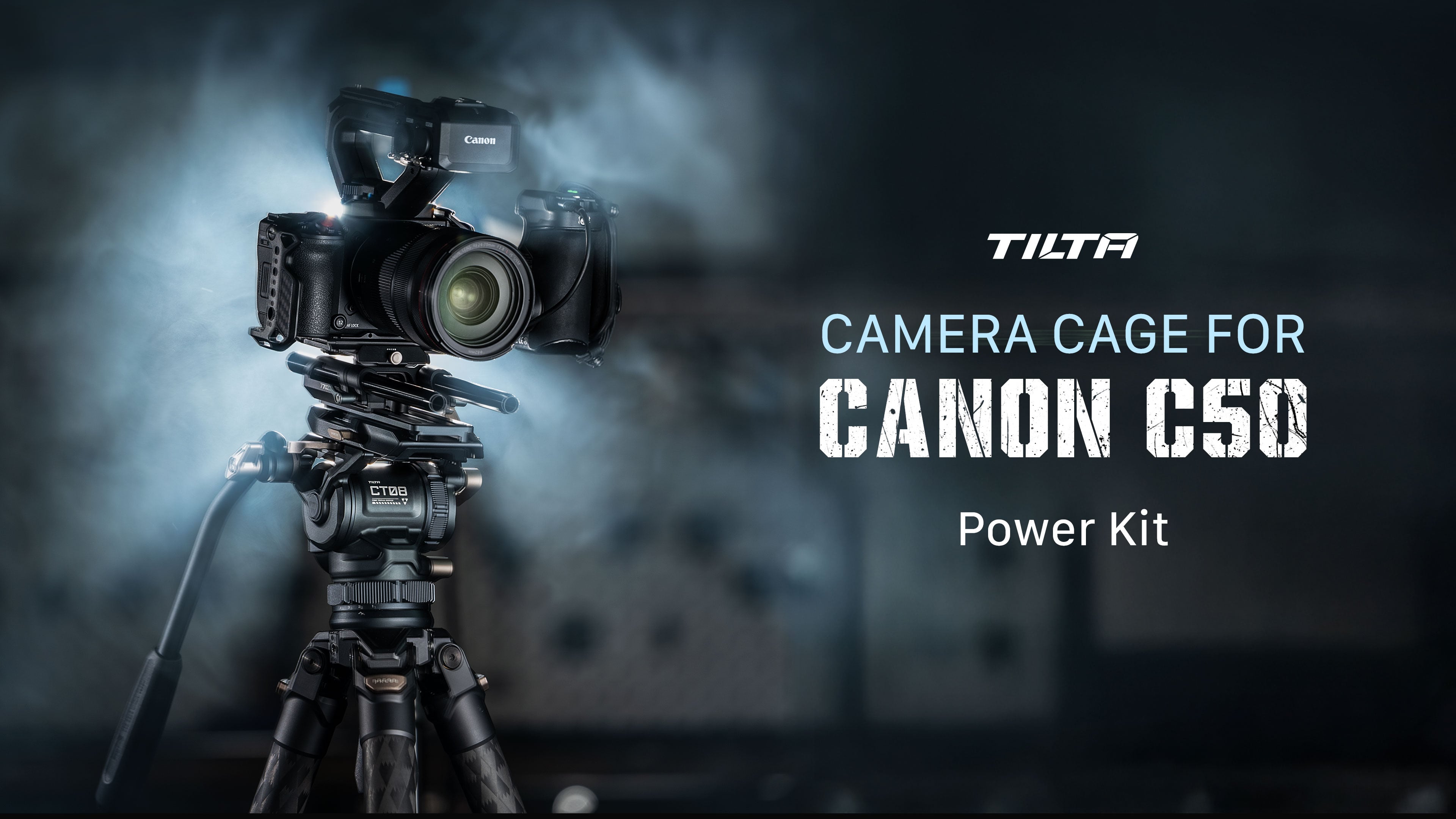 Camera Cage for Canon C50 Power Kit – Black