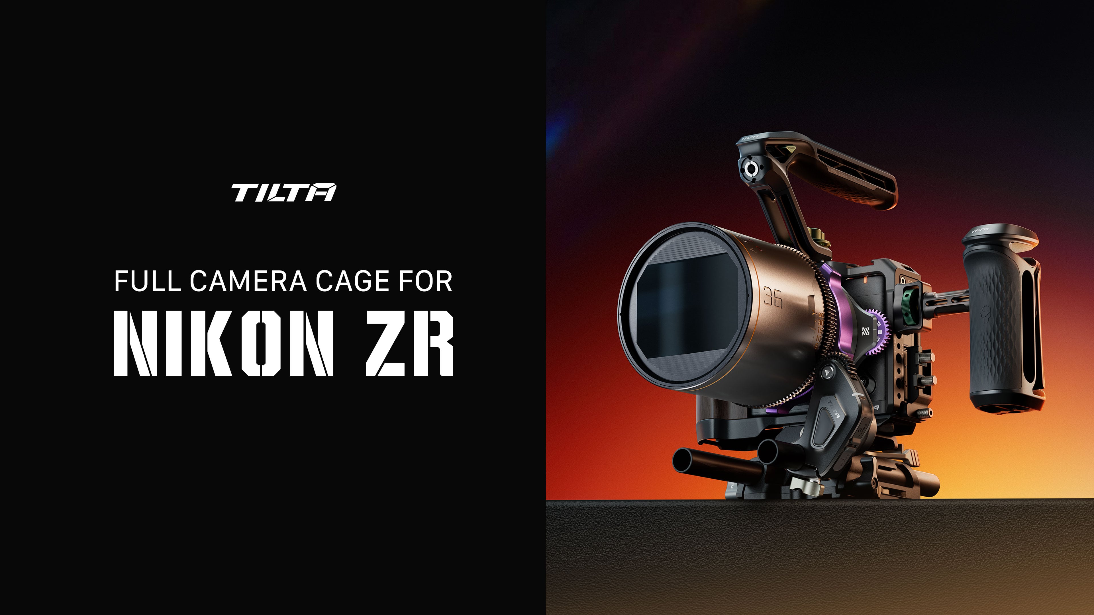 Full Camera Cage for Nikon ZR – Black
