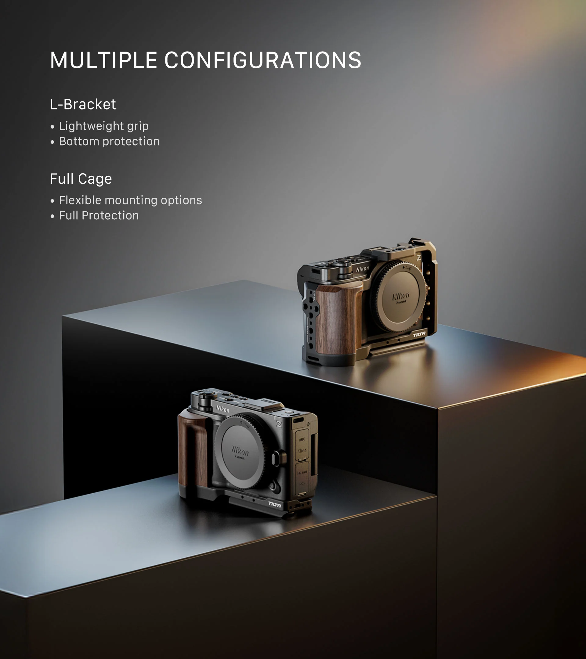 Full Camera Cage for Nikon ZR – Black