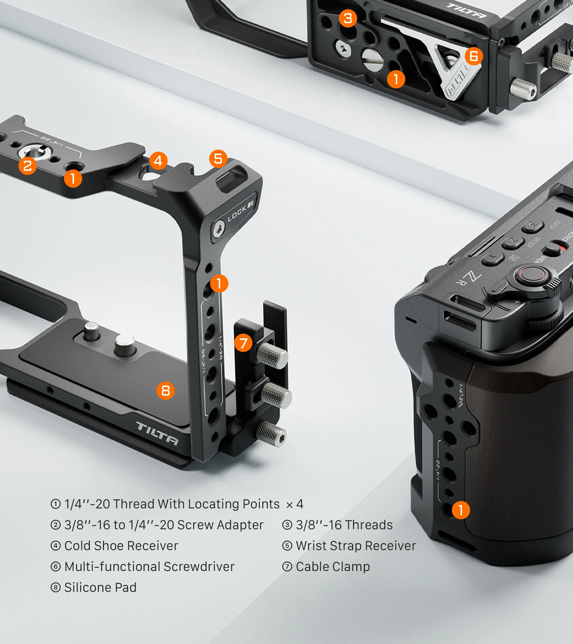 Full Camera Cage for Nikon ZR – Black