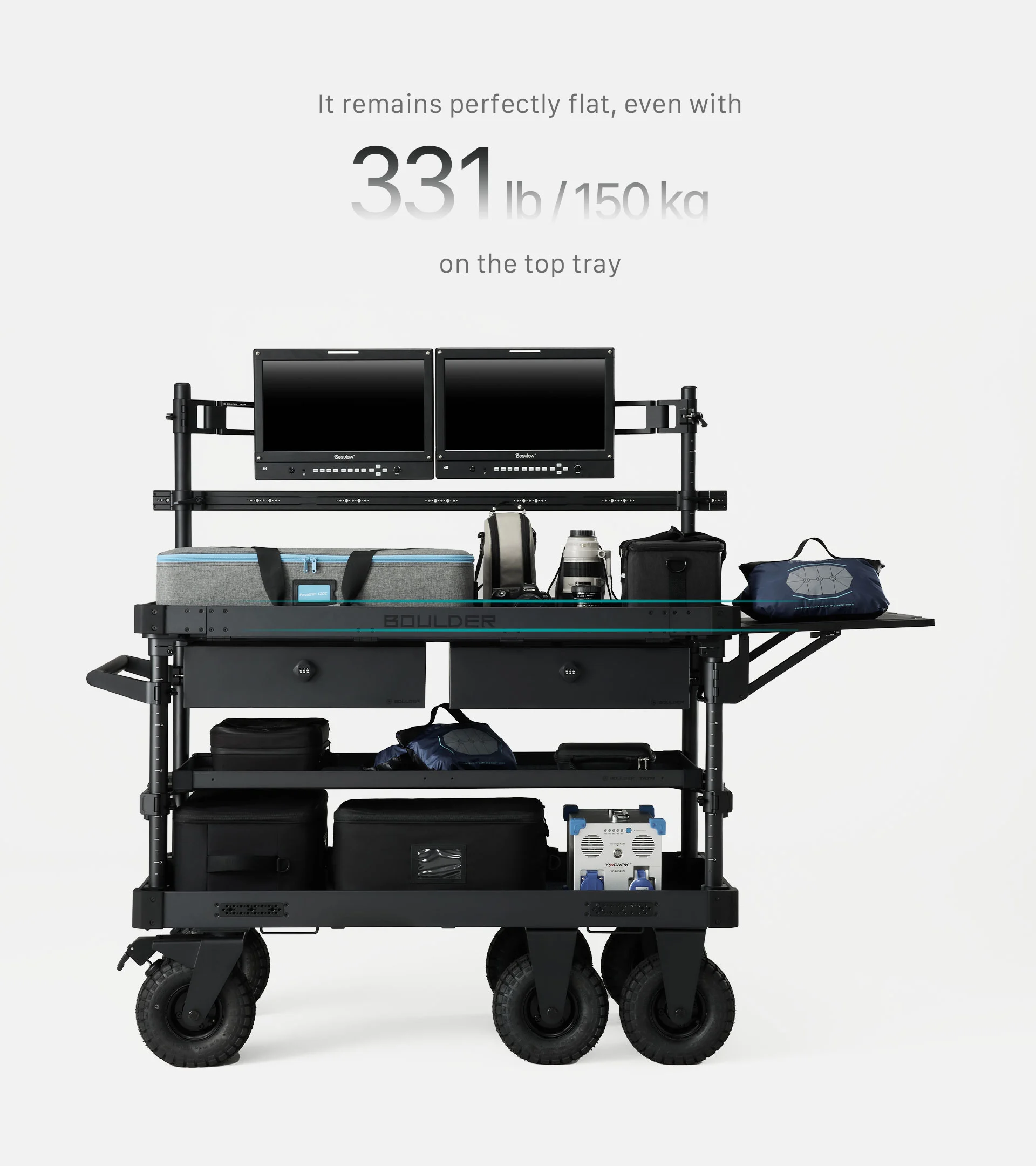 Tilta Boulder Camera Cart XL – Black